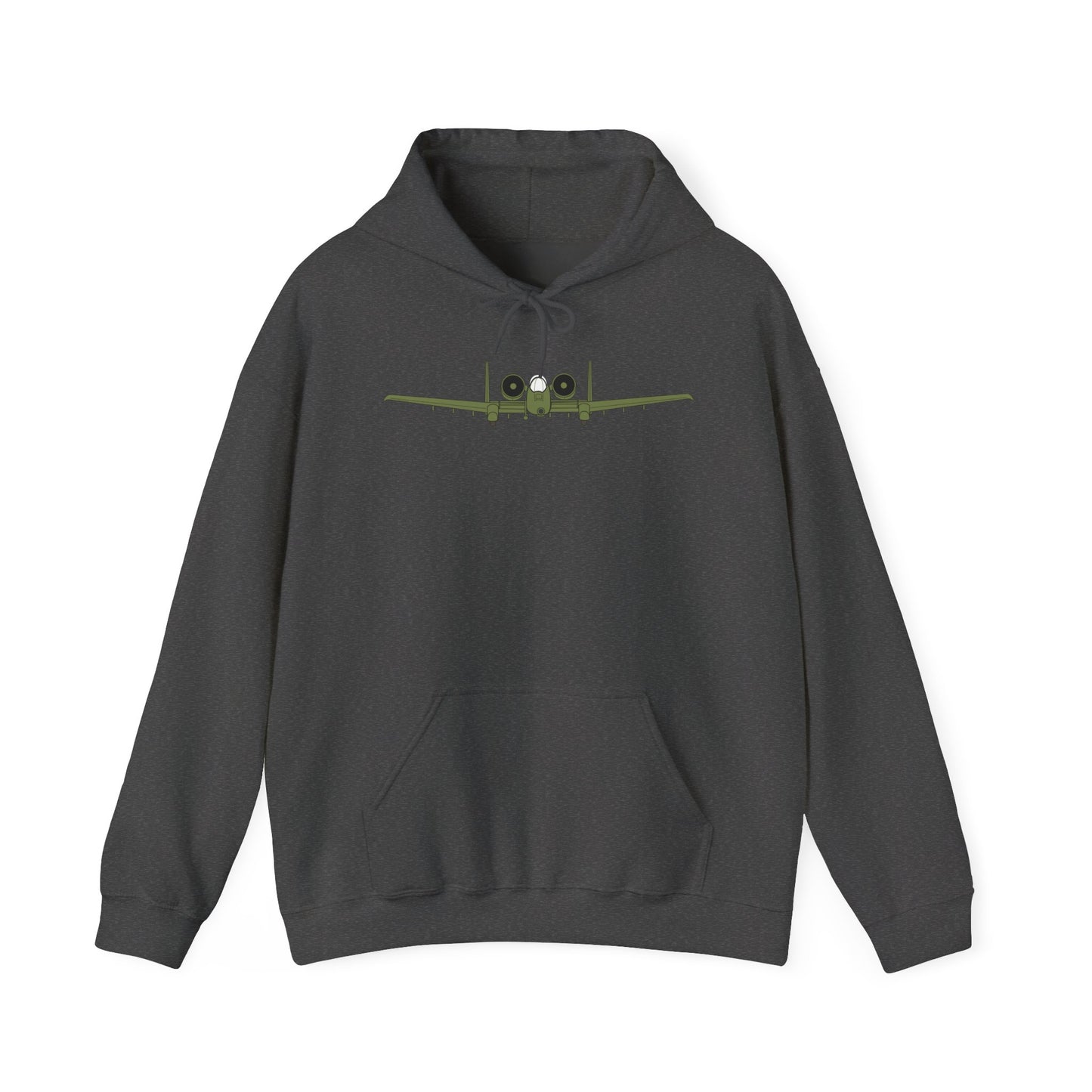 Unisex Heavy Blend Hooded Sweatshirt - Aircraft - USAF - A-10 Thunderbolt II - Front X 300