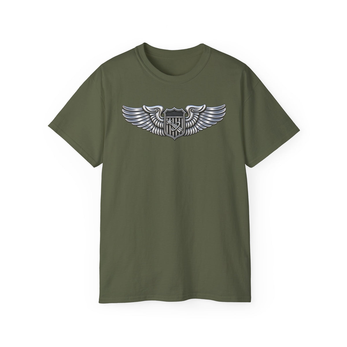 Unisex Ultra Cotton Tee - USAF - Basic Astronaut Badge wo txt - 3D - Enhanced