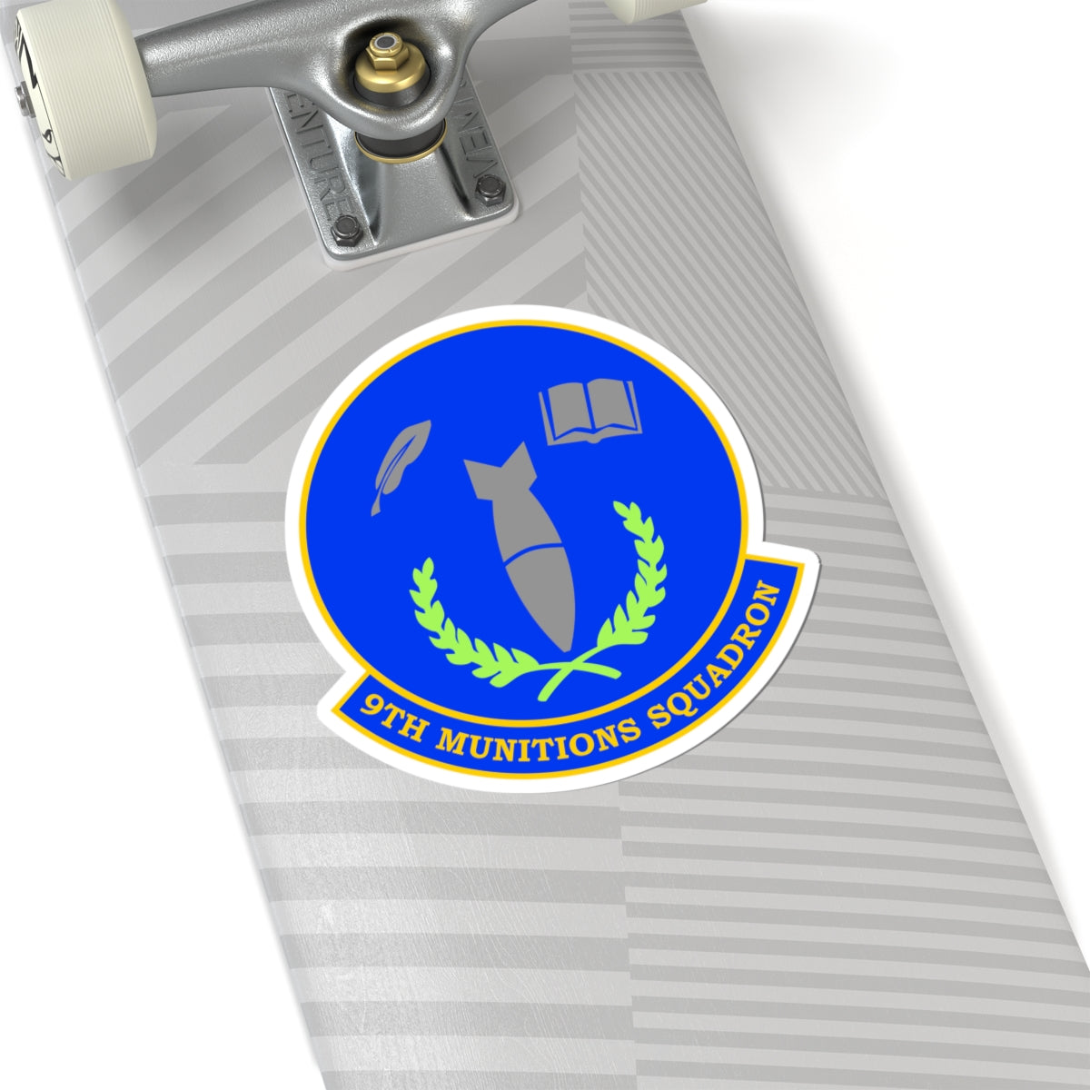 Kiss-Cut Stickers - USAF - 9th Munitions Squadron wo txt X 300