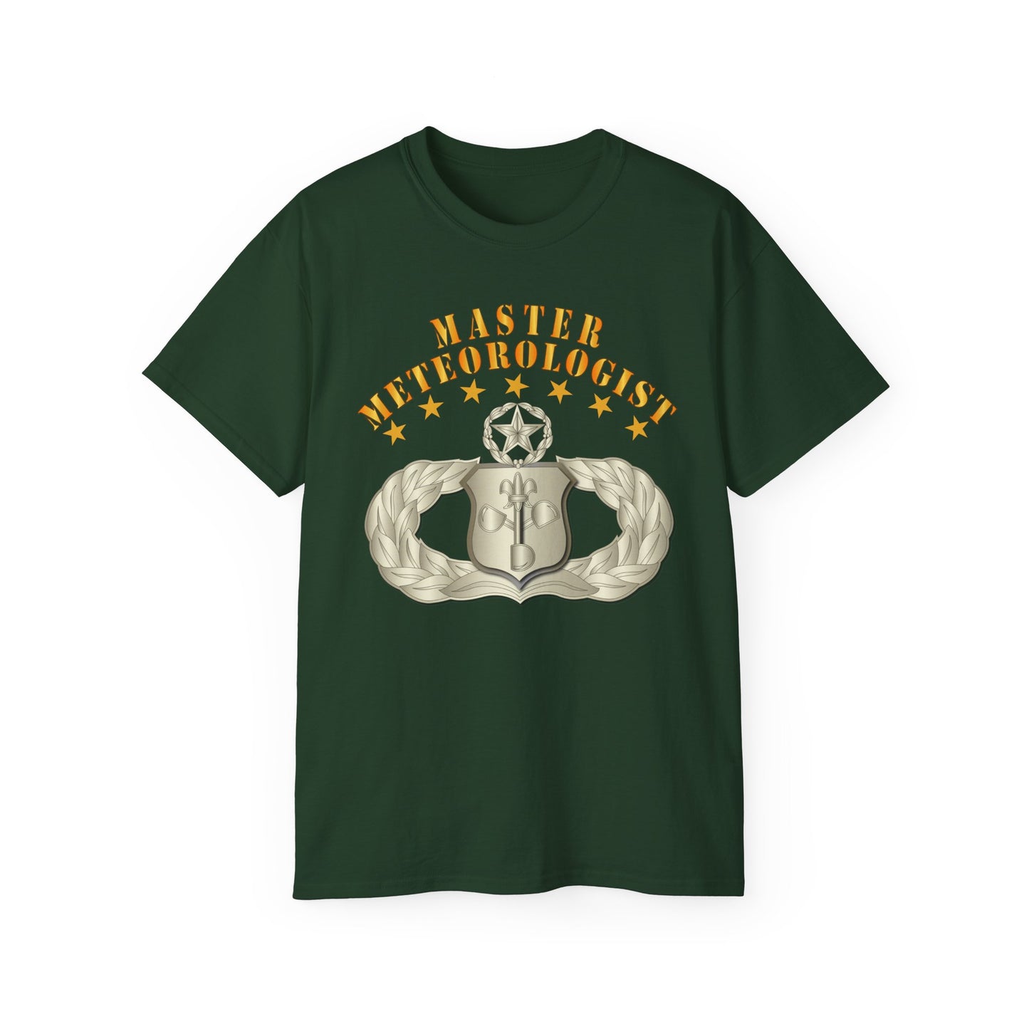 Unisex Ultra Cotton Tee - USAF - Meteorologist - Master Badge wo DS