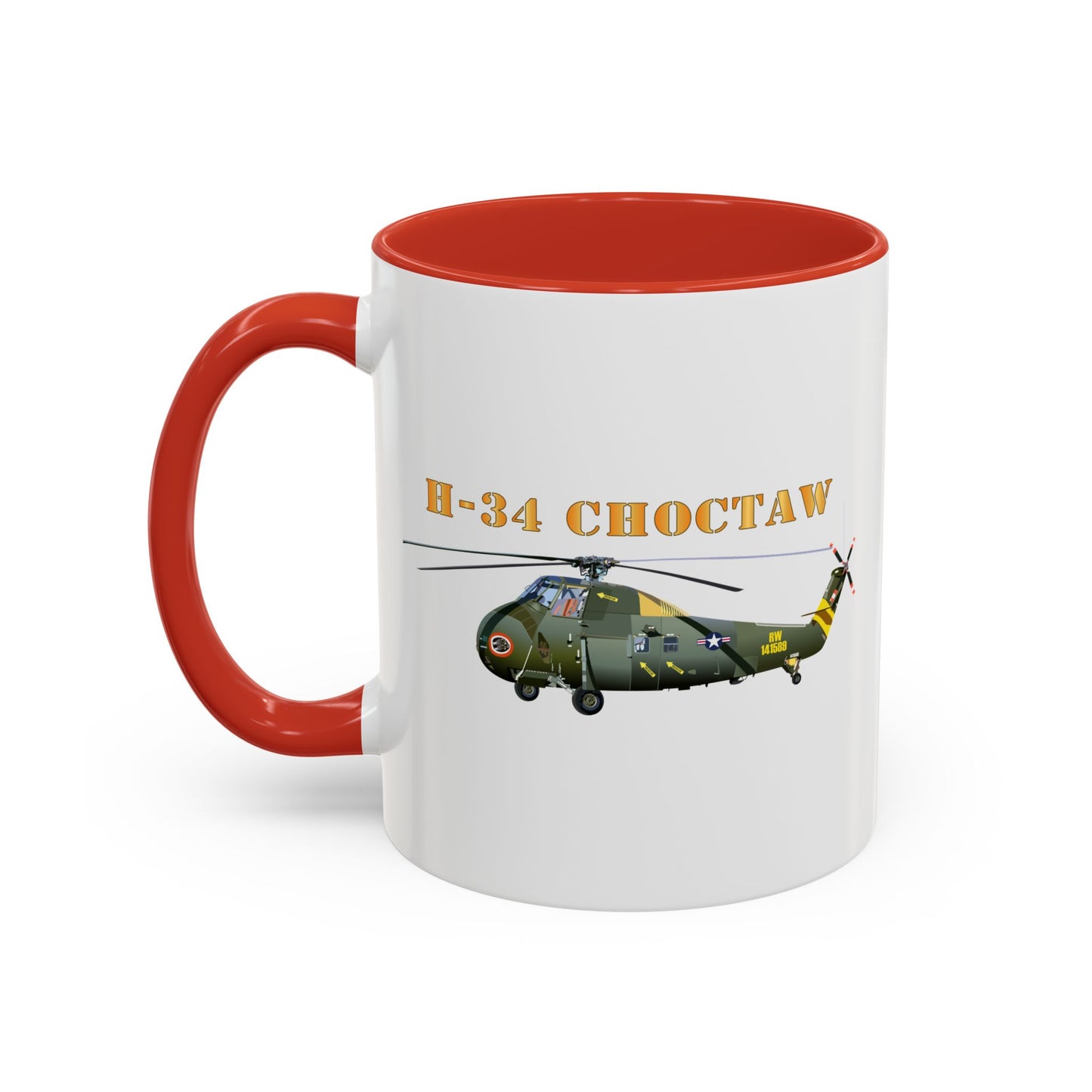 Accent Coffee Mug (11oz & 15oz) - H-34 Choctaw with Txt X 300