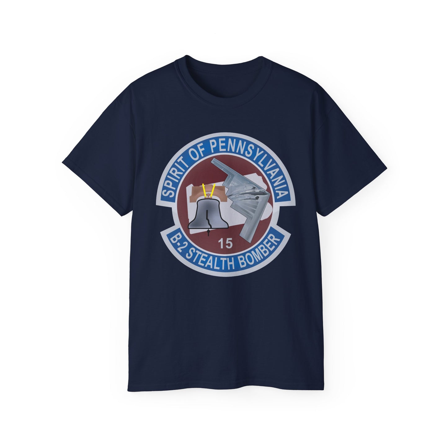 Unisex Ultra Cotton Tee - USAF - B2 - Spirit of Pennsylvania Stealth Bomber wo Txt X 300