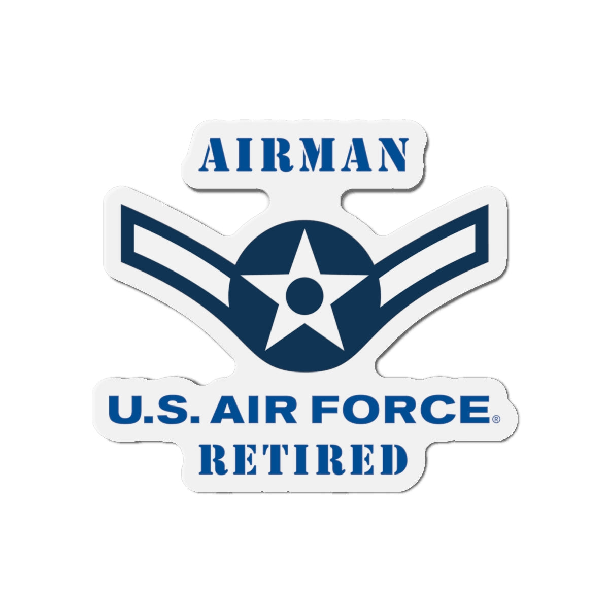 Die-Cut Magnet - USAF - Airman (E2) - 2020 - US Air Force - Retired