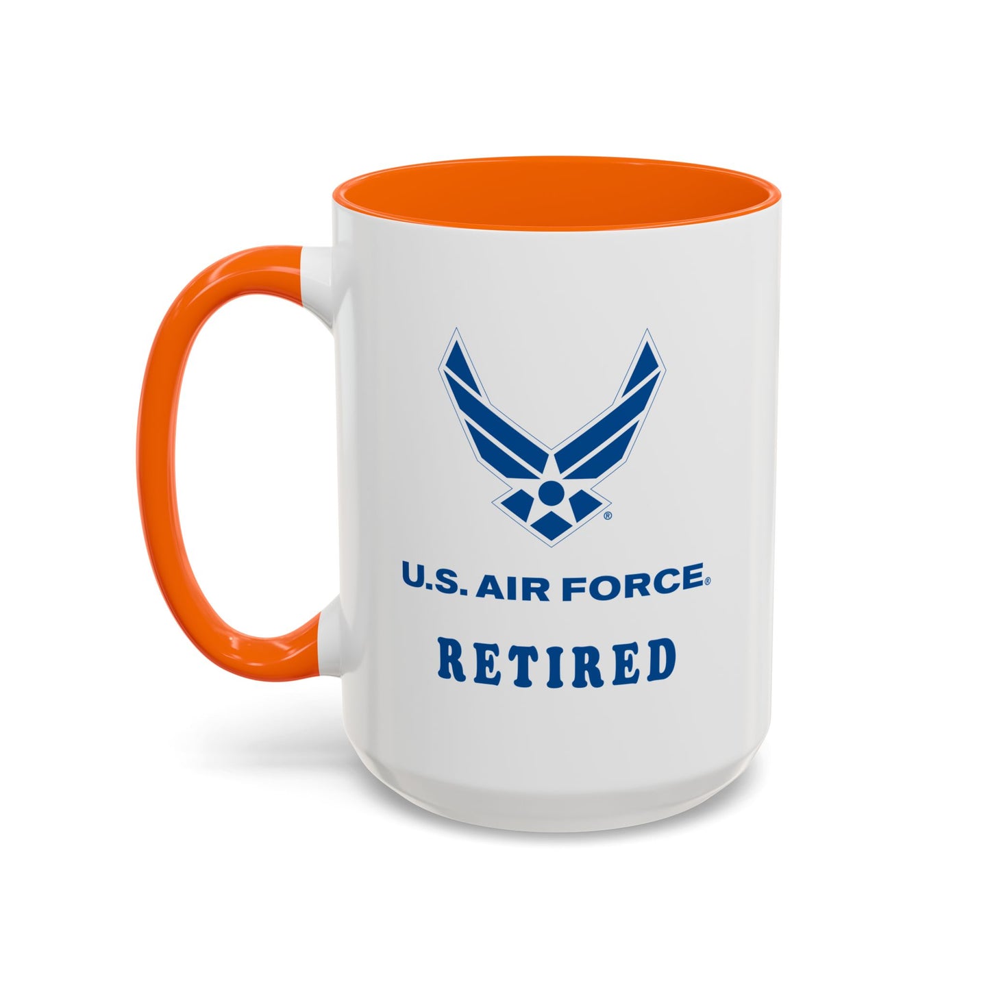Accent Coffee Mug (11oz & 15oz) - USAF - Air Force - Retired X 300