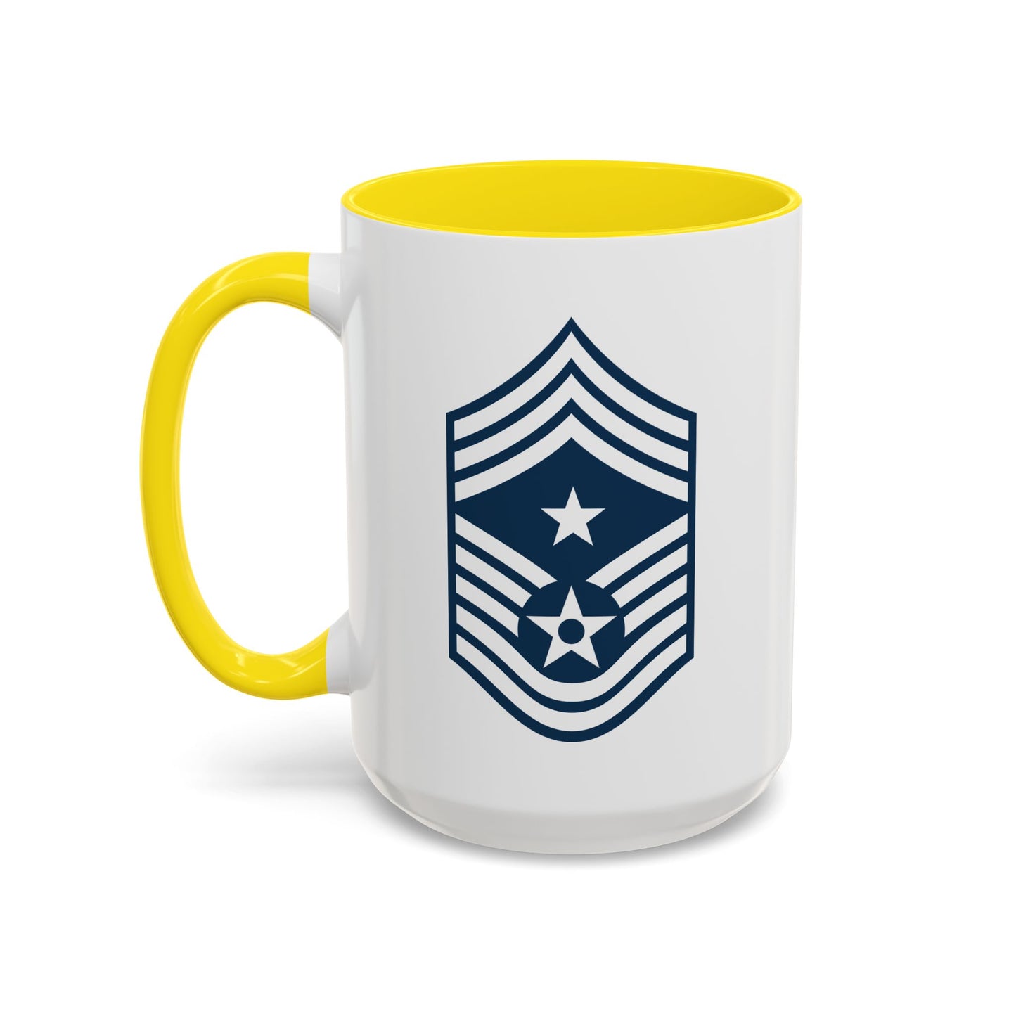 Accent Coffee Mug (11oz & 15oz) - USAF - Command Chief Master Sergeant (E9c) - 2020
