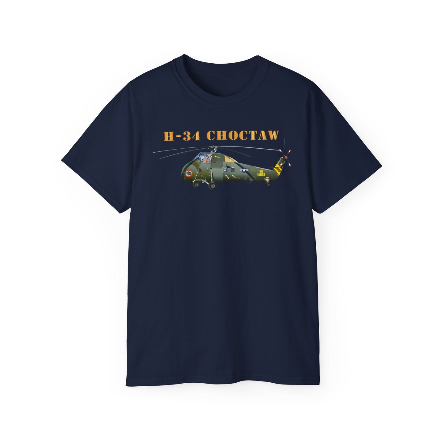 Unisex Ultra Cotton Tee - H-34 Choctaw with Txt X 300