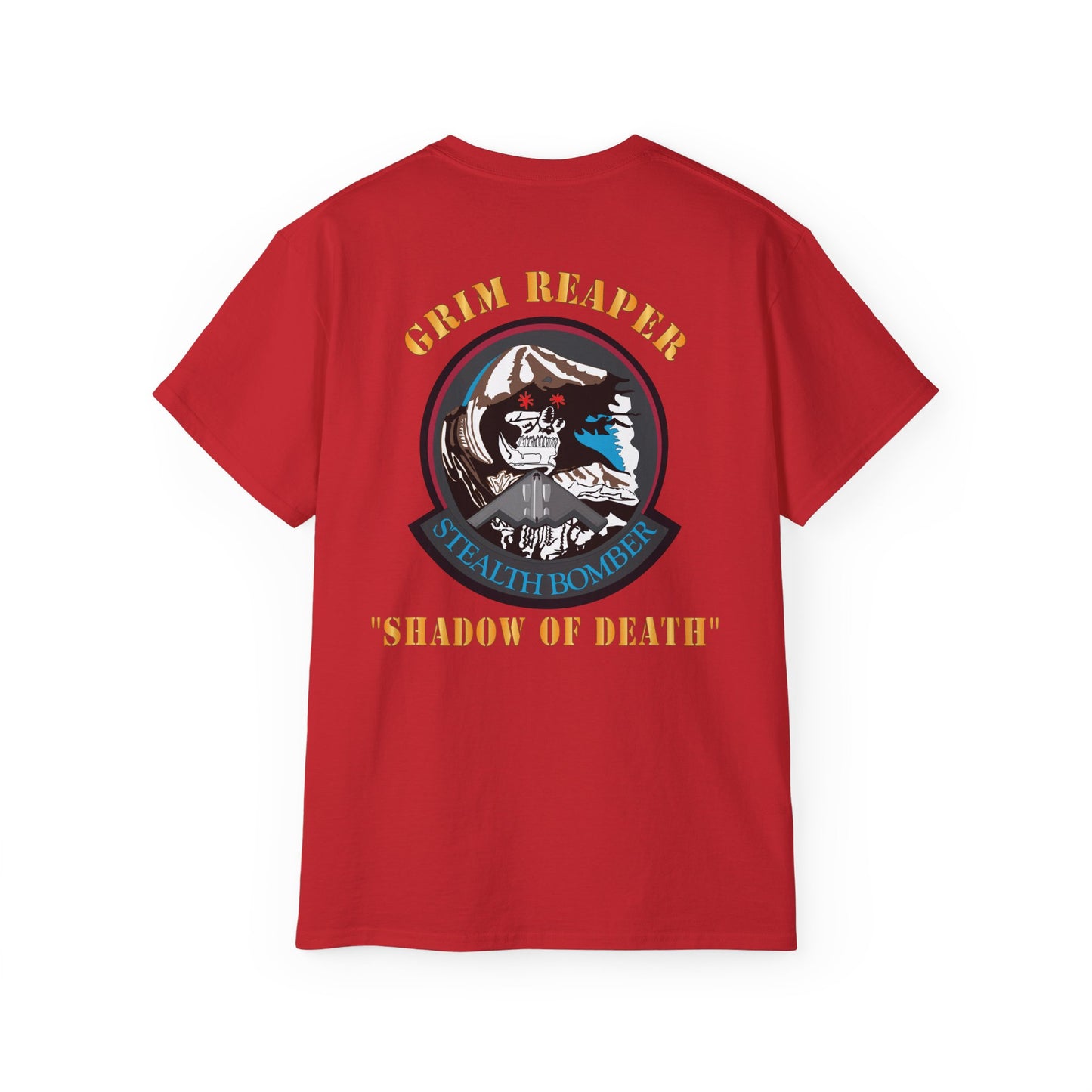 Unisex Ultra Cotton Tee - USAF - B2 - Grim Reaper - Stealth Bomber X 300