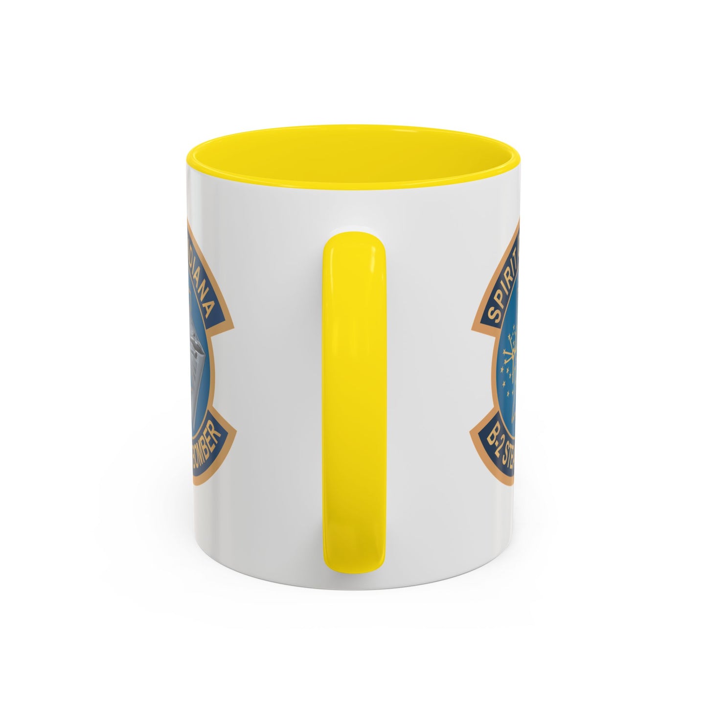 Accent Coffee Mug (11oz & 15oz) - USAF - B2 - Spirit of Indiana - Stealth Bomber wo txt X 300