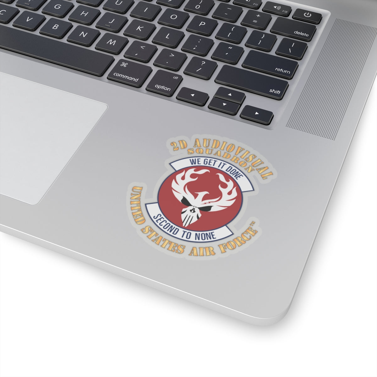 Kiss-Cut Stickers - USAF - 2d Audiovisual Squadron X 300