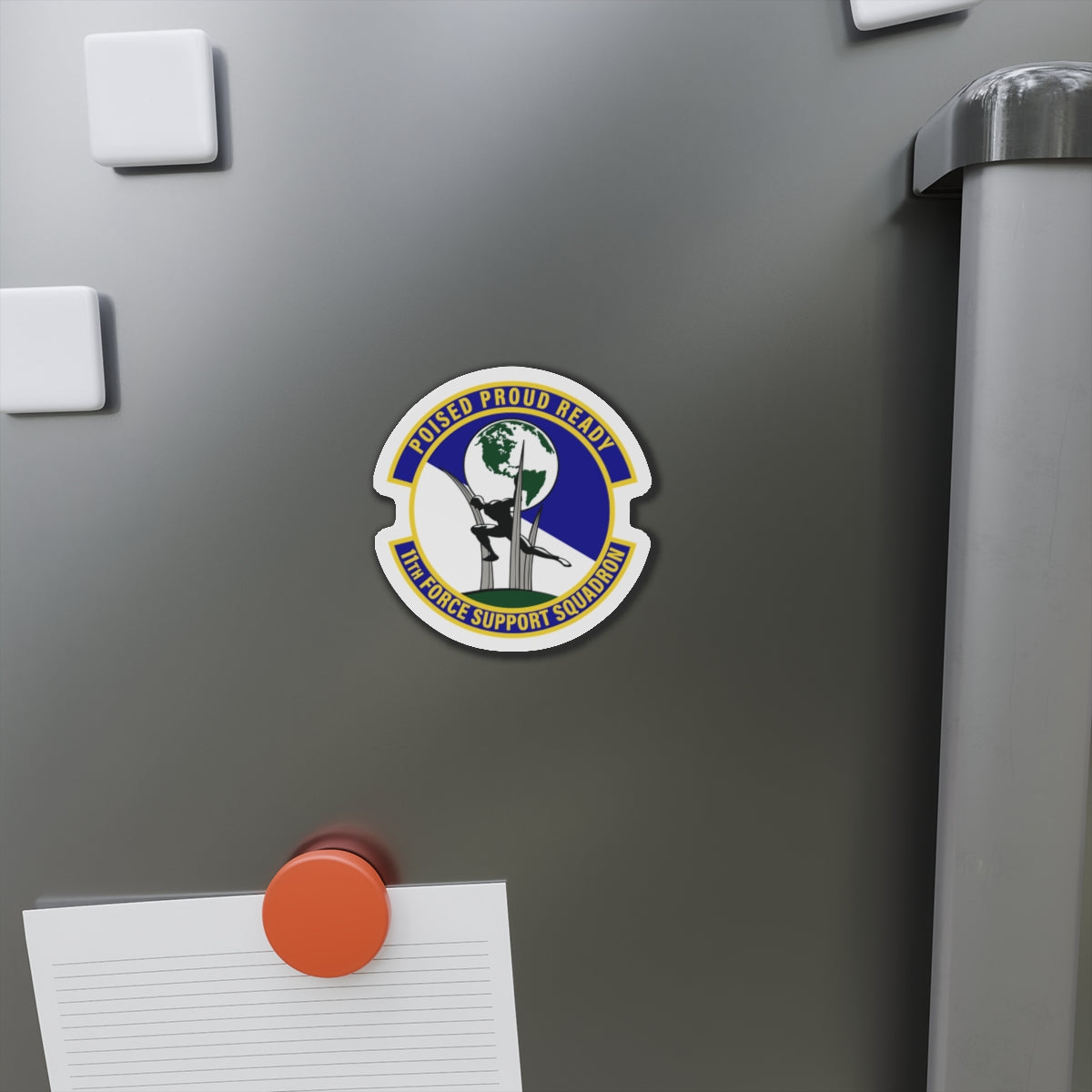 Die-Cut Magnet - USAF - 11th Force Support Squadron wo txt