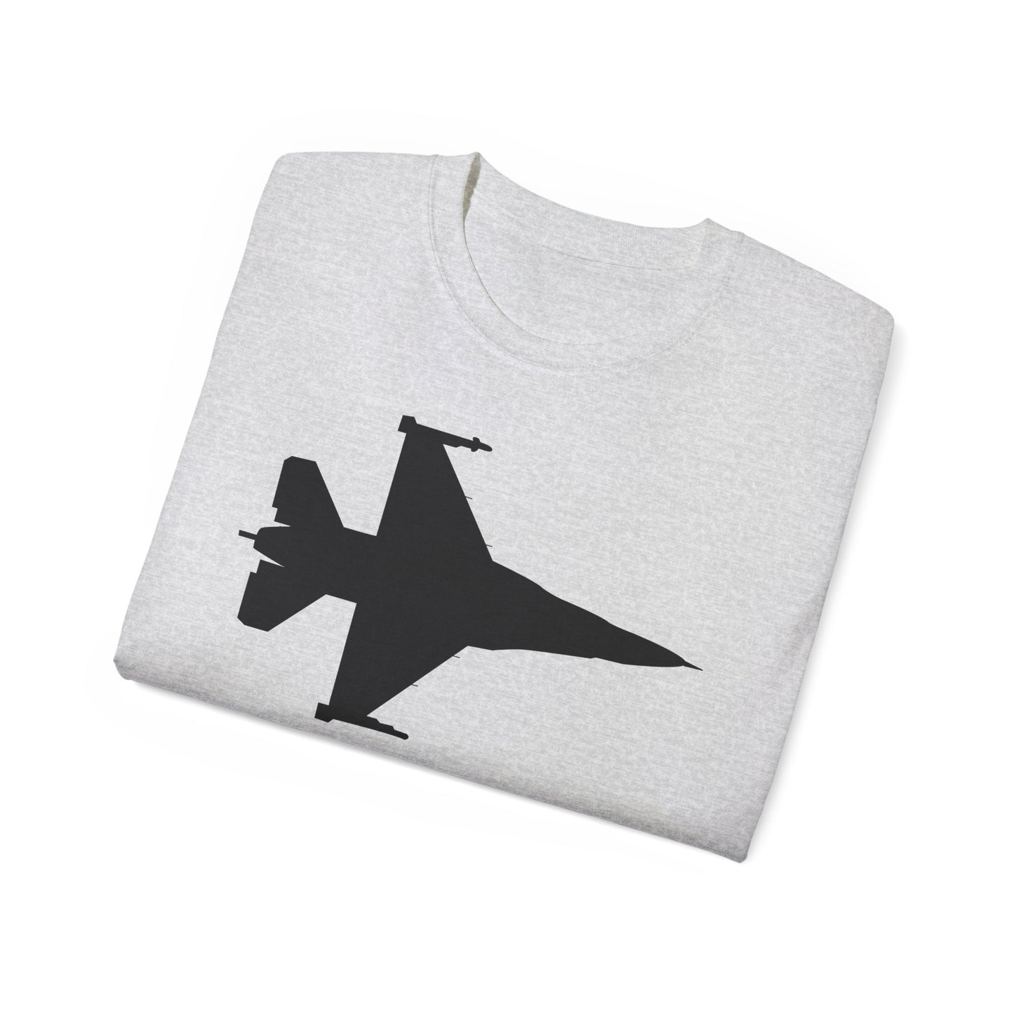 Unisex Ultra Cotton Tee - Aircraft - F-16 -Top - Silhouette - wo Txt X 300