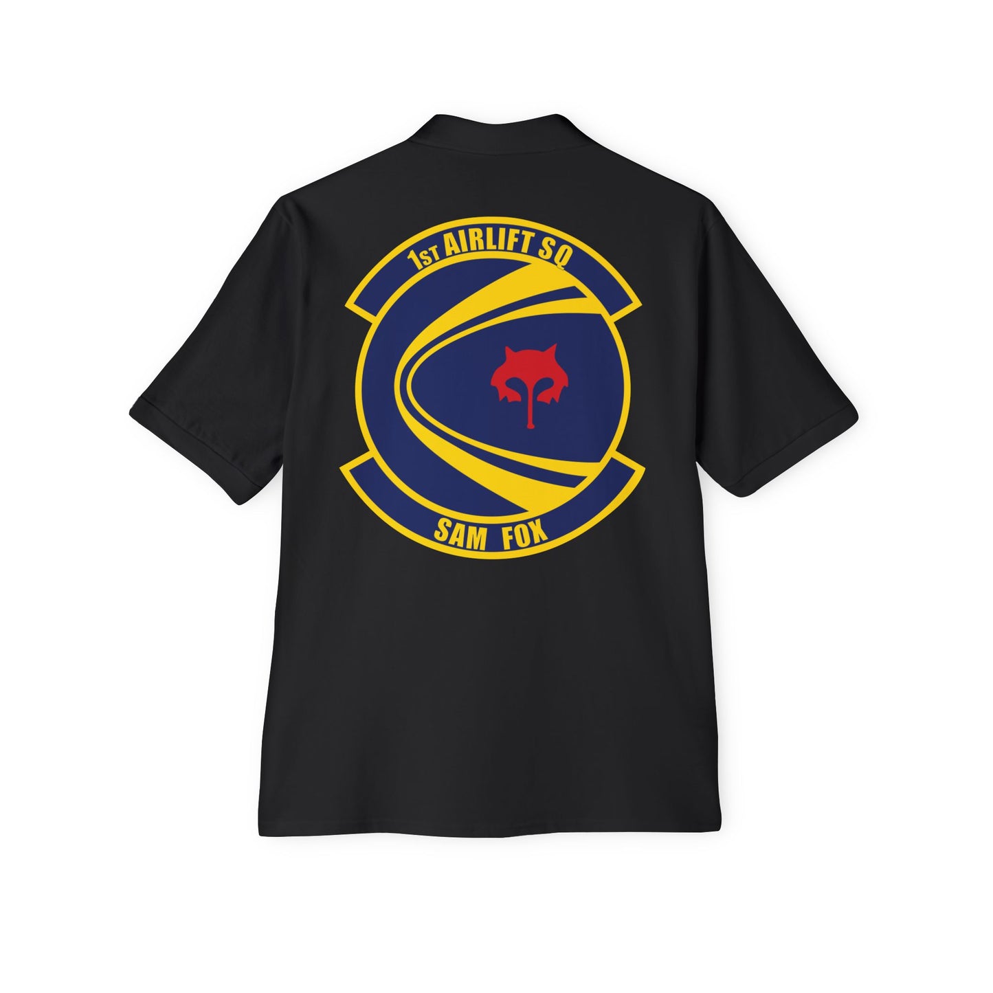 Men's Piqué Polo - USAF - 1st Airlift Squadron wo txt X 300