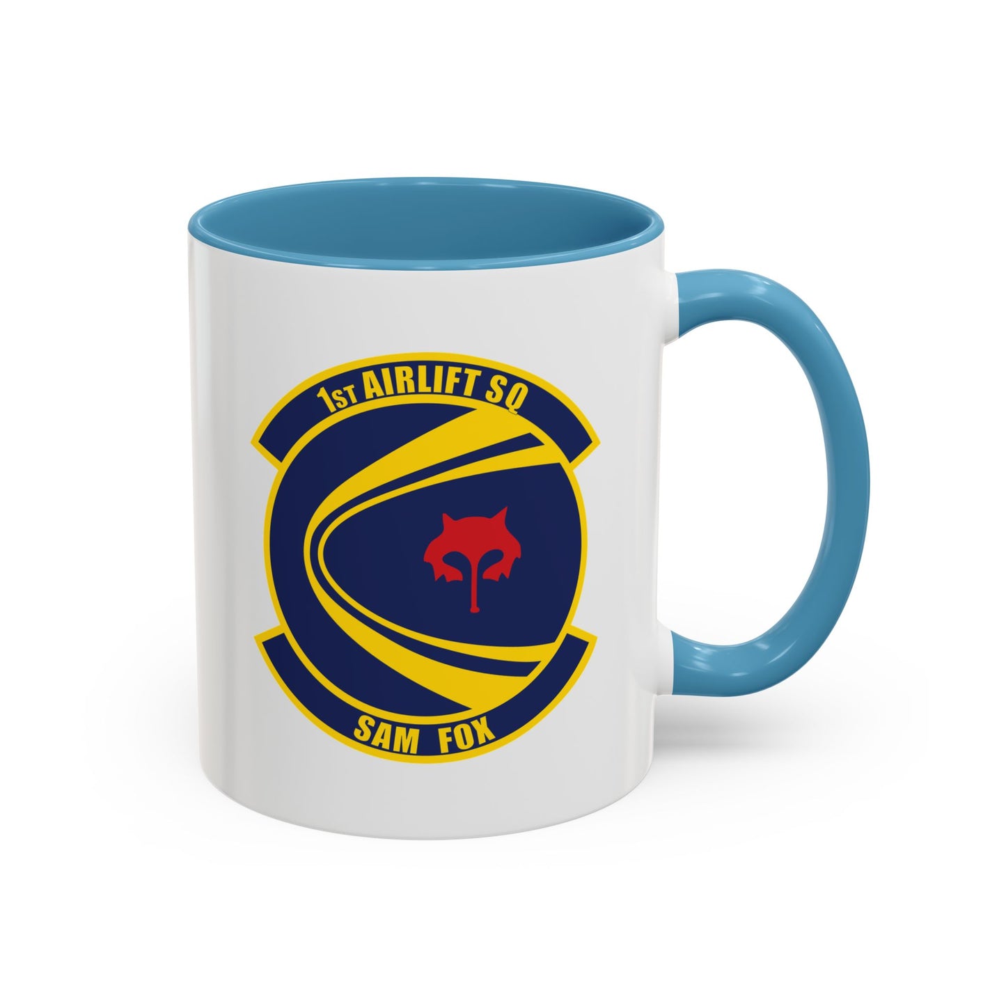 Accent Coffee Mug (11oz & 15oz) - USAF - 1st Airlift Squadron wo txt X 300