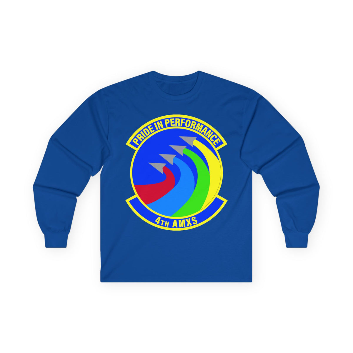 Unisex Ultra Cotton Long Sleeve Tee - USAF - 4th Aircraft Maintenance Sq wo txt