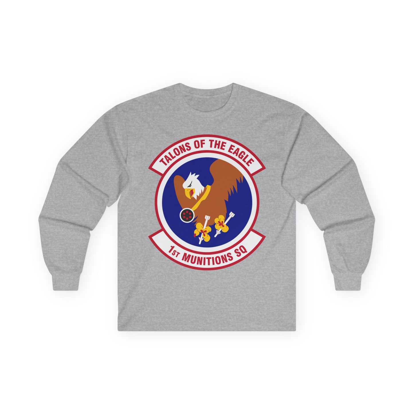 Unisex Ultra Cotton Long Sleeve Tee - USAF - 1st Munitions Squadron (ACC) wo txt