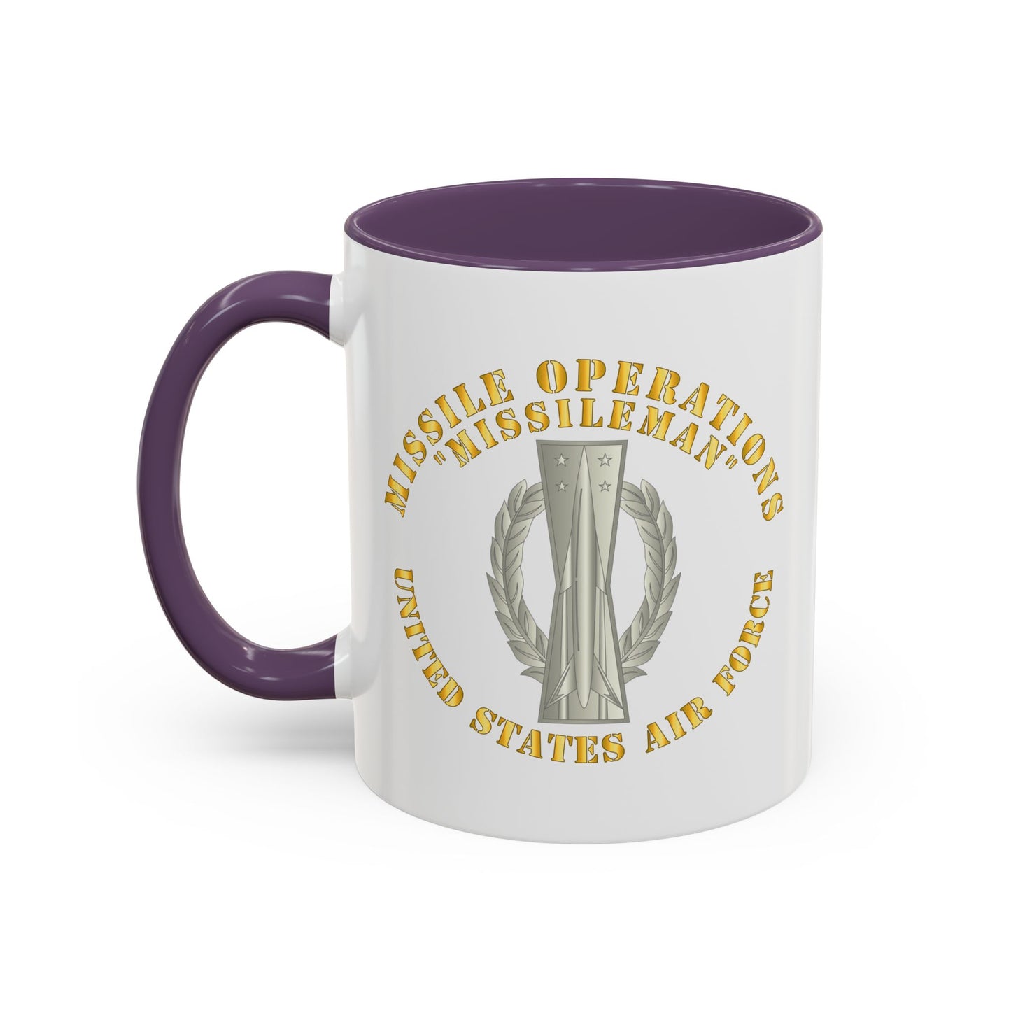 Accent Coffee Mug (11oz & 15oz) - USAF - Missile Operations - Missileman - Basic