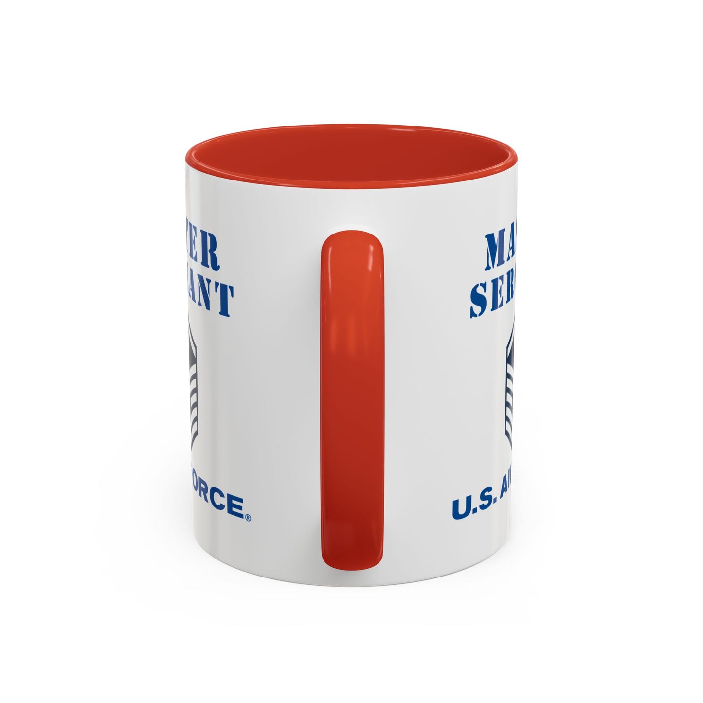 Accent Coffee Mug (11oz & 15oz) - USAF - Master Sergeant (E7a) - 2020 - US Air Force w Text X 300