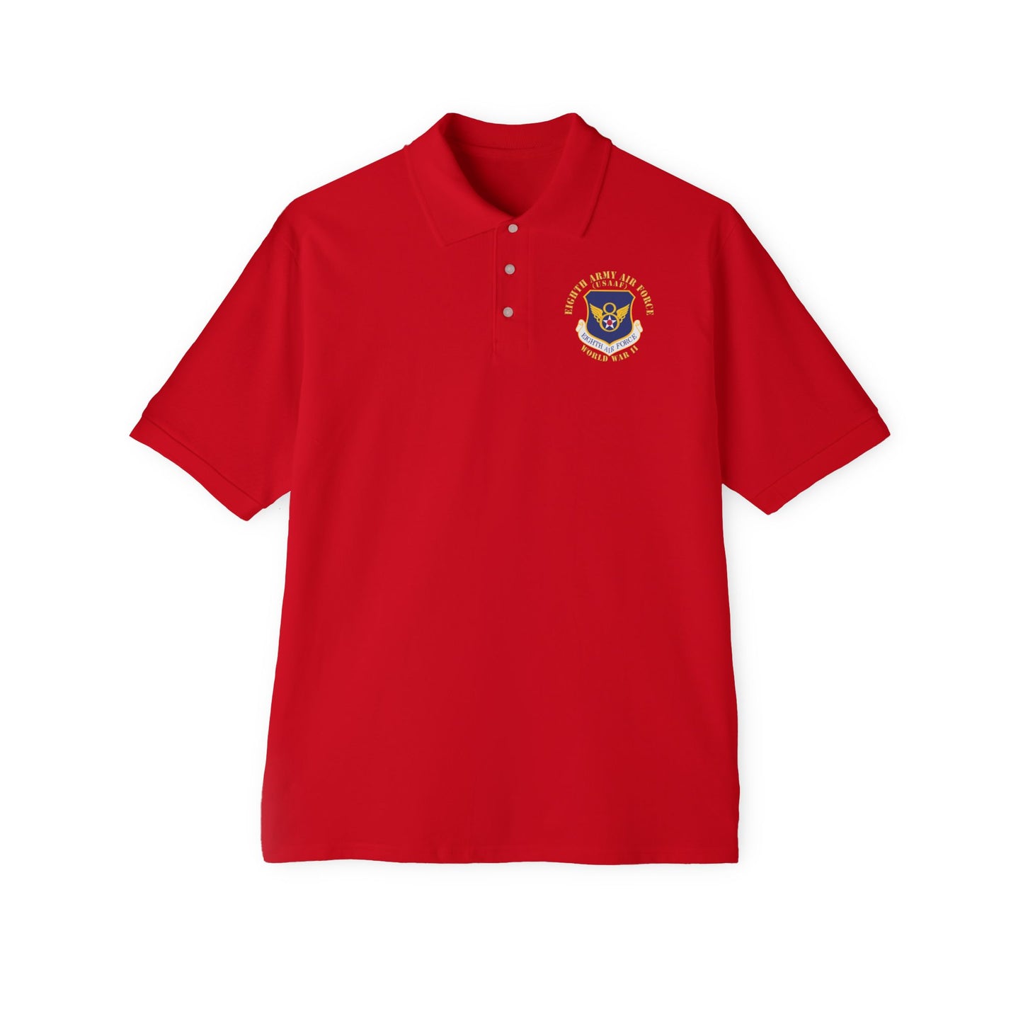 Men's Piqué Polo - USAF - 8th Air Force - WWII X 300