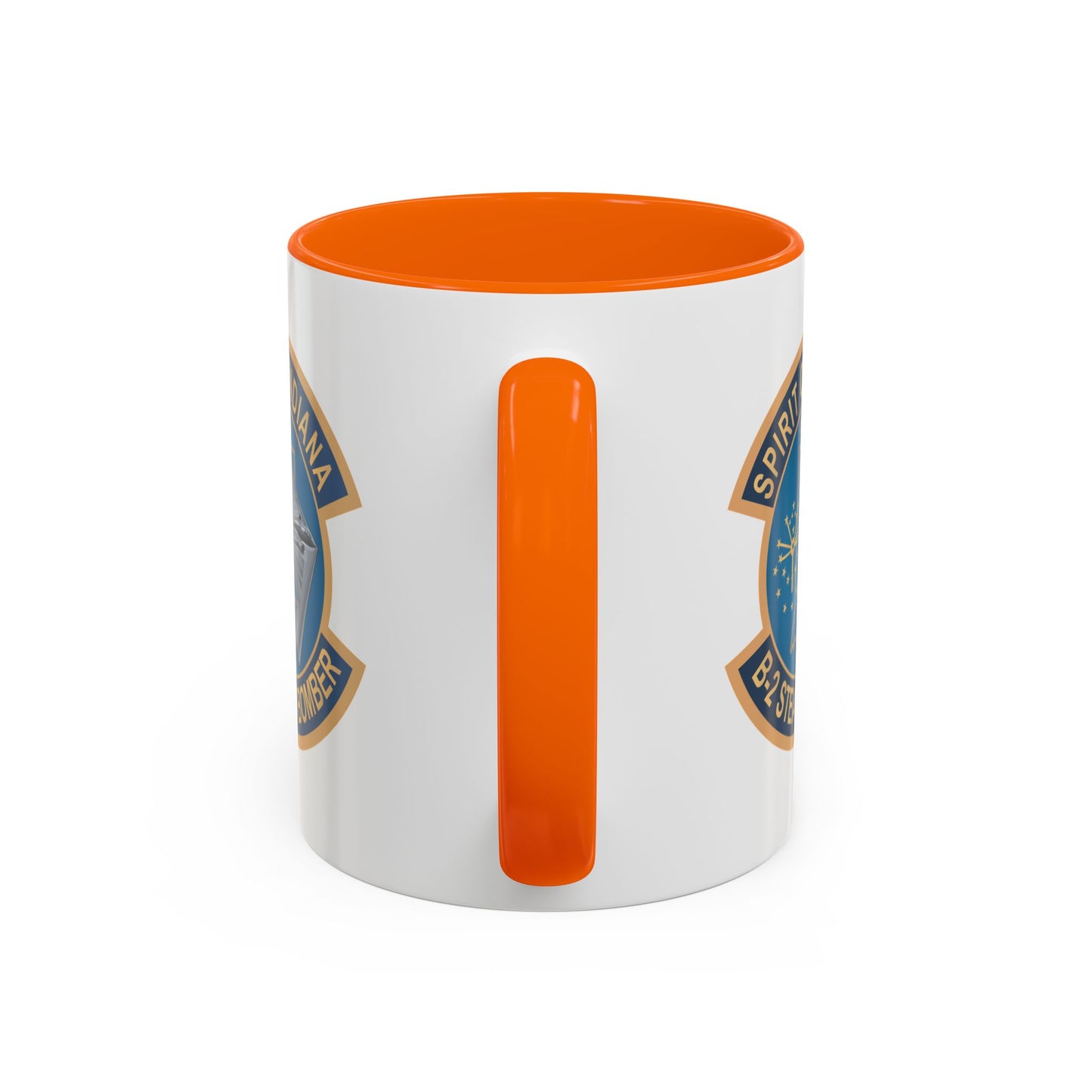 Accent Coffee Mug (11oz & 15oz) - USAF - B2 - Spirit of Indiana - Stealth Bomber wo txt X 300