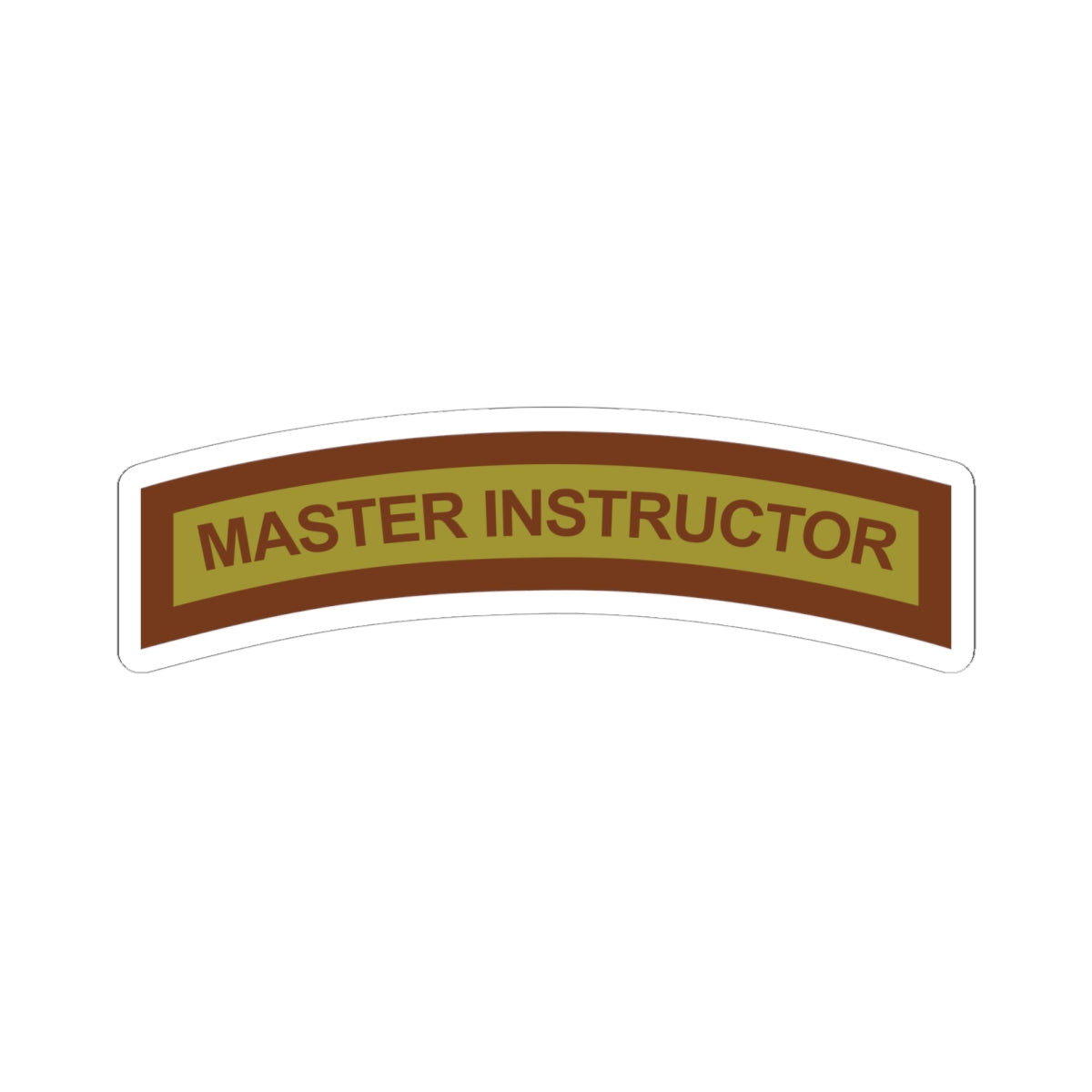 Kiss-Cut Stickers - USAF - Master Instructor Tab