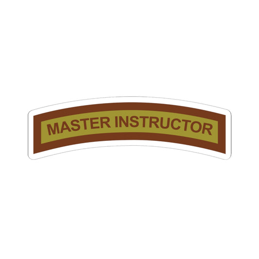 Kiss-Cut Stickers - USAF - Master Instructor Tab