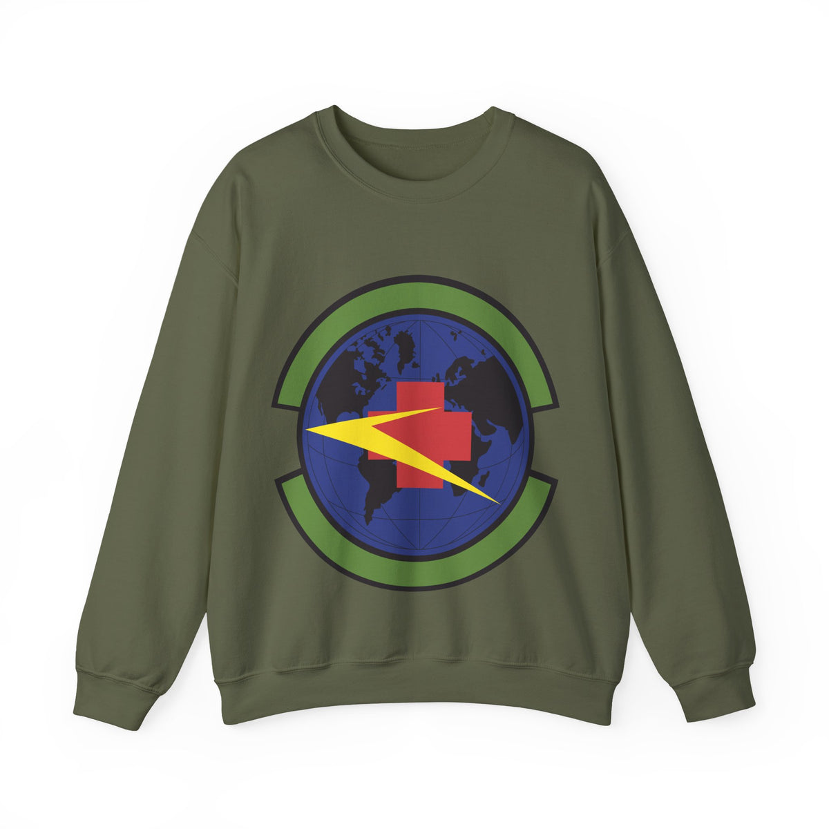 Crewneck Sweatshirt - USAF - 9th Medical Support Squadron wo txt X 300