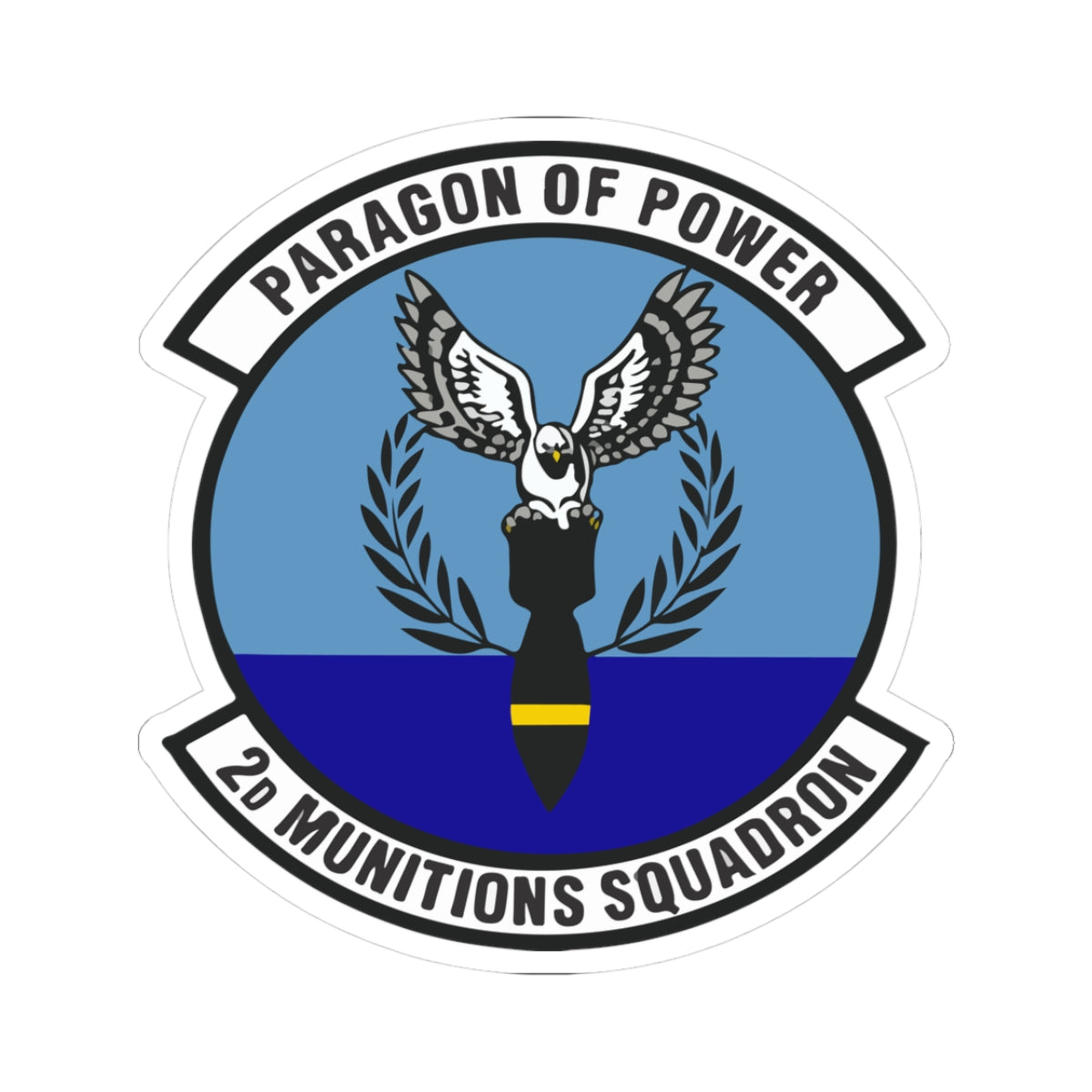 Kiss-Cut Stickers - USAF - 2nd Munitions Squadron wo txt