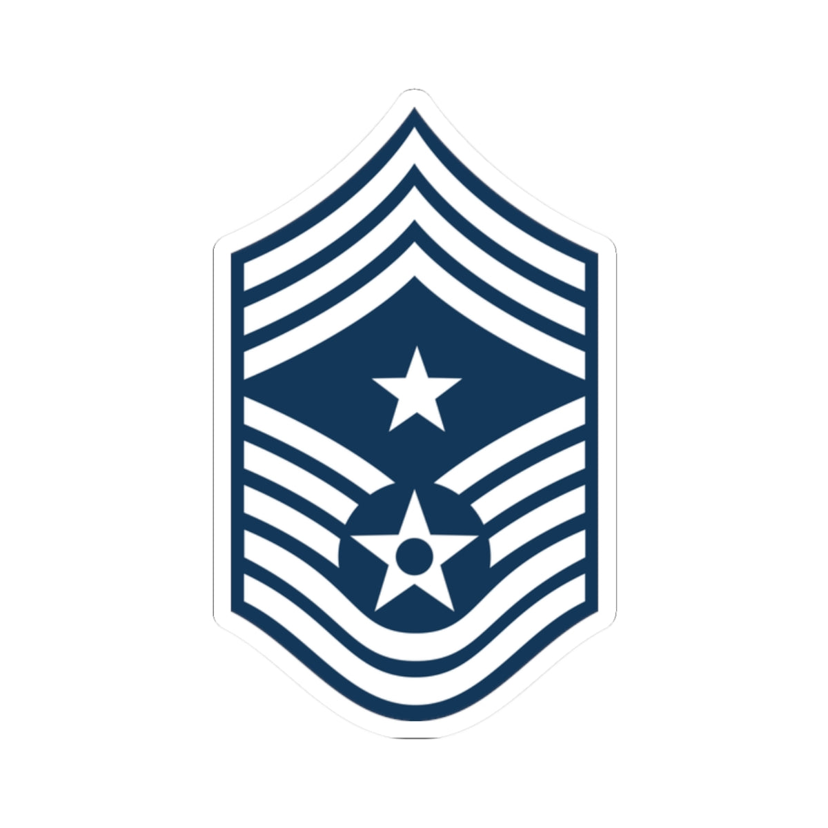 Kiss-Cut Stickers - USAF - Command Chief Master Sergeant (E9c) - 2020
