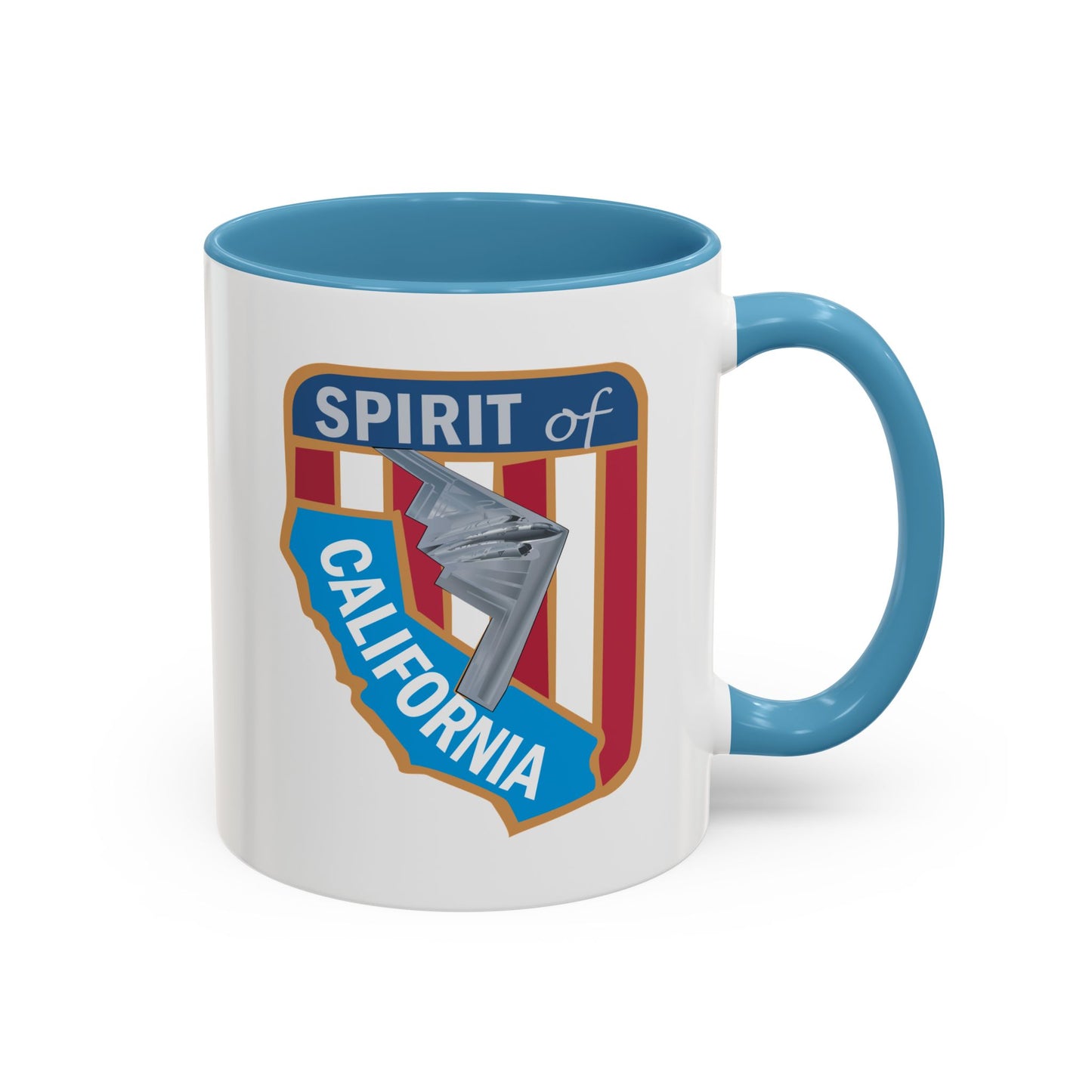 Accent Coffee Mug (11oz & 15oz) - USAF - B2 - Spirit of California - Stealth Bomber wo txt X 300