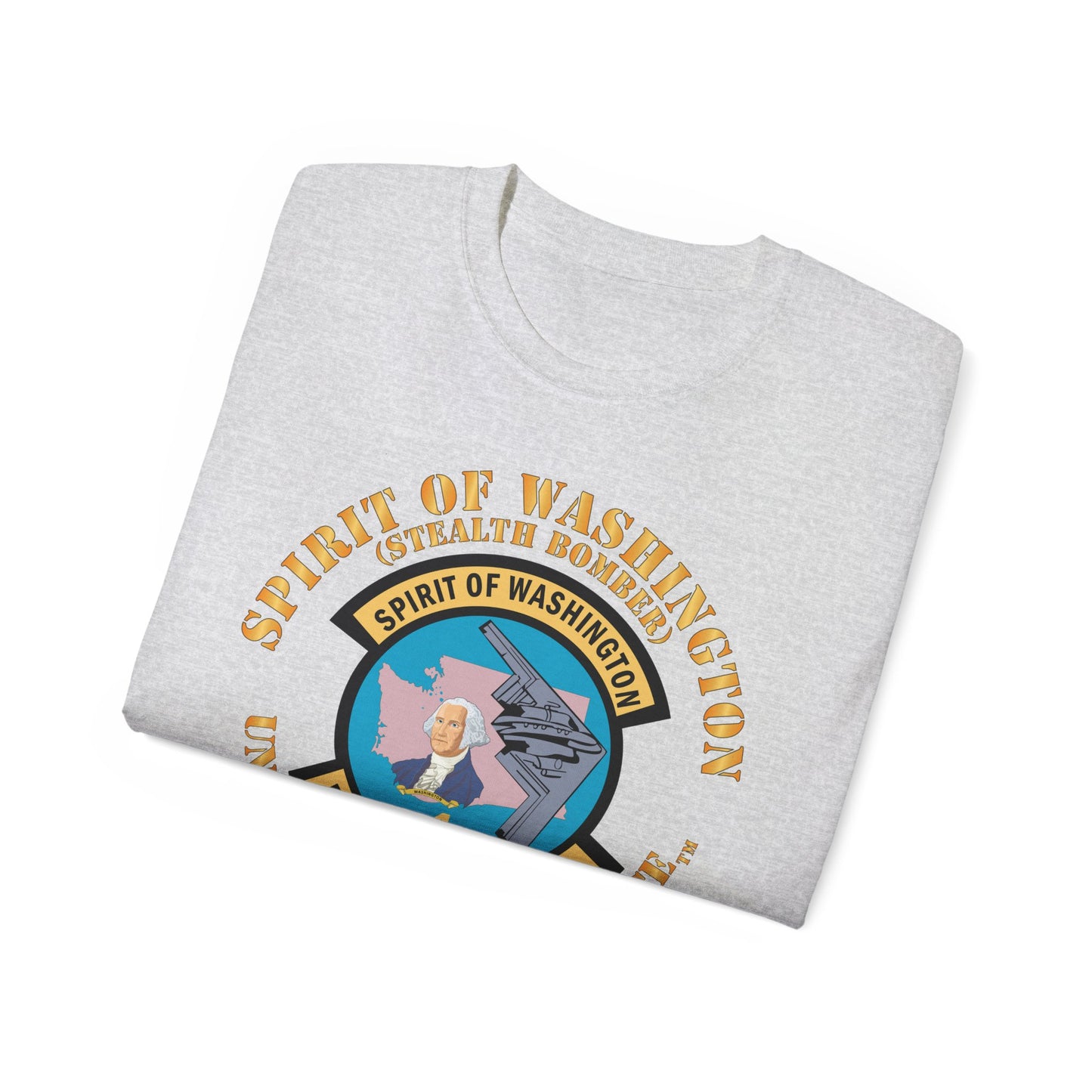 Unisex Ultra Cotton Tee - USAF - B2 - Spirit of Washington - Stealth Bomber X 300