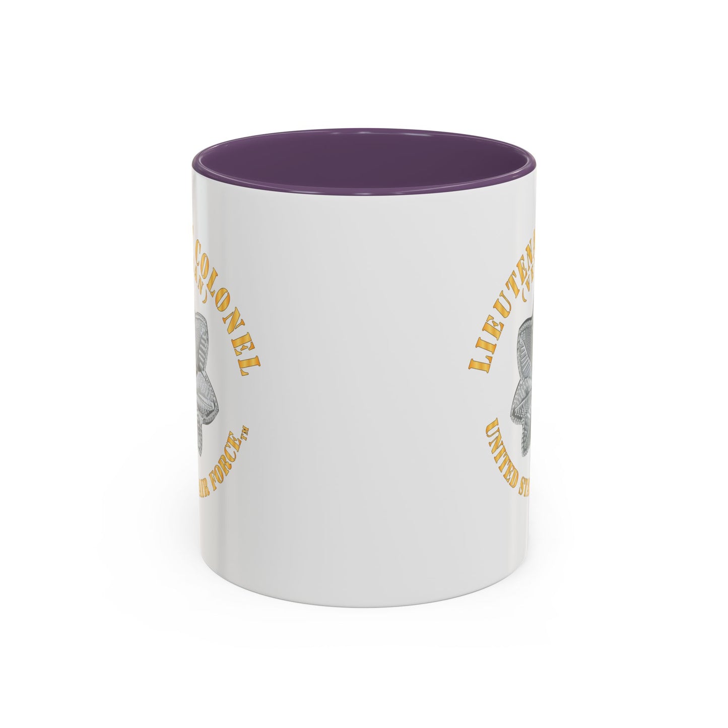 Accent Coffee Mug (11oz & 15oz) - USAF - Lieutenant Colonel - LTC - Veteran - TM X 300