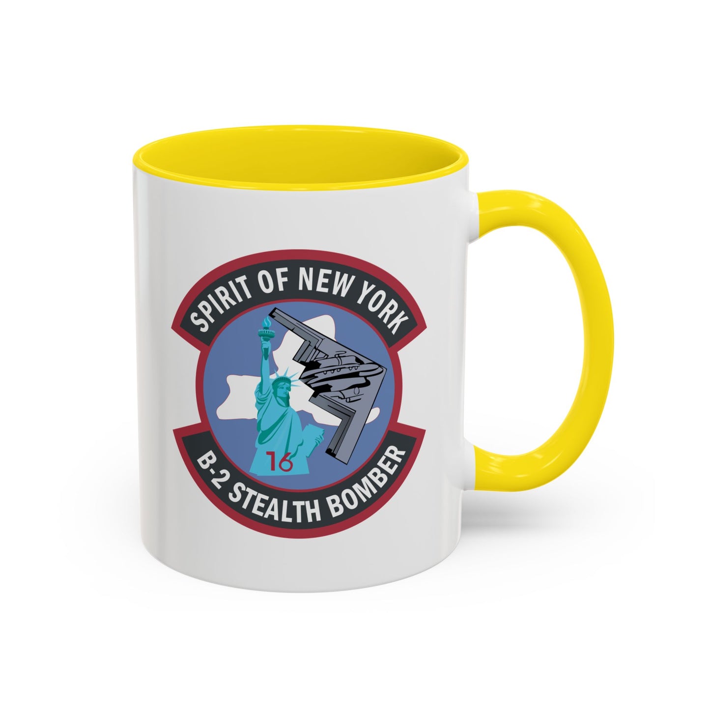 Accent Coffee Mug (11oz & 15oz) - USAF - B2 - Spirit of New York - Stealth Bomber wo txt X 300