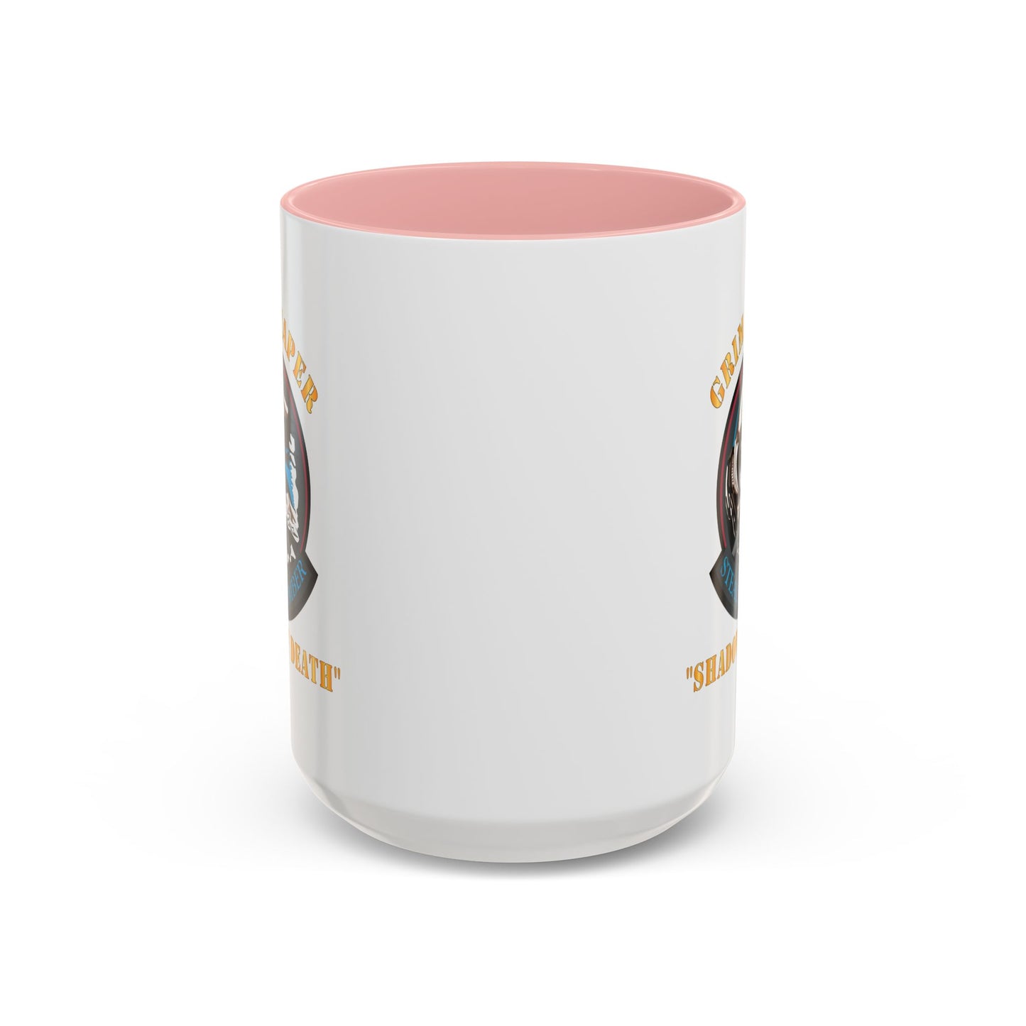 Accent Coffee Mug (11oz & 15oz) - USAF - B2 - Grim Reaper - Stealth Bomber X 300