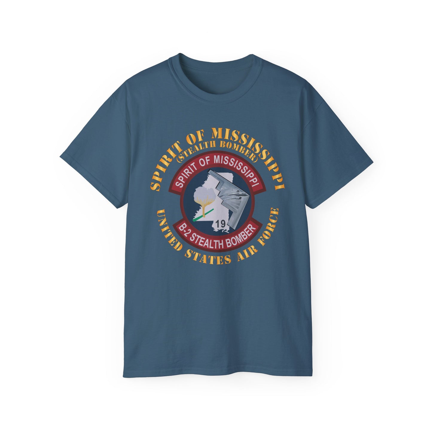 Unisex Ultra Cotton Tee - USAF - B2 - Spirit of Mississippi - Stealth Bomber X 300