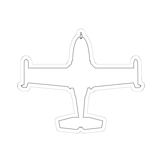 Kiss-Cut Stickers - Aircraft - A-37-Trainer - Top - LA X 300