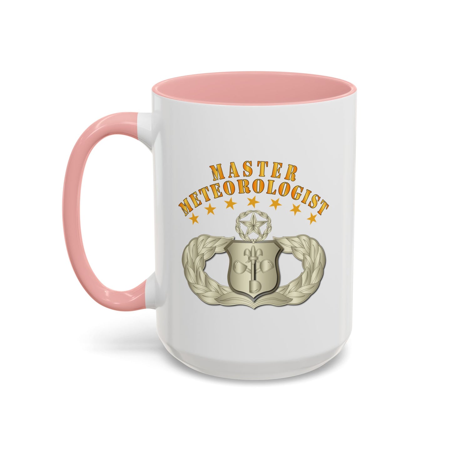 Accent Coffee Mug (11oz & 15oz) - USAF - Meteorologist - Master Badge wo DS