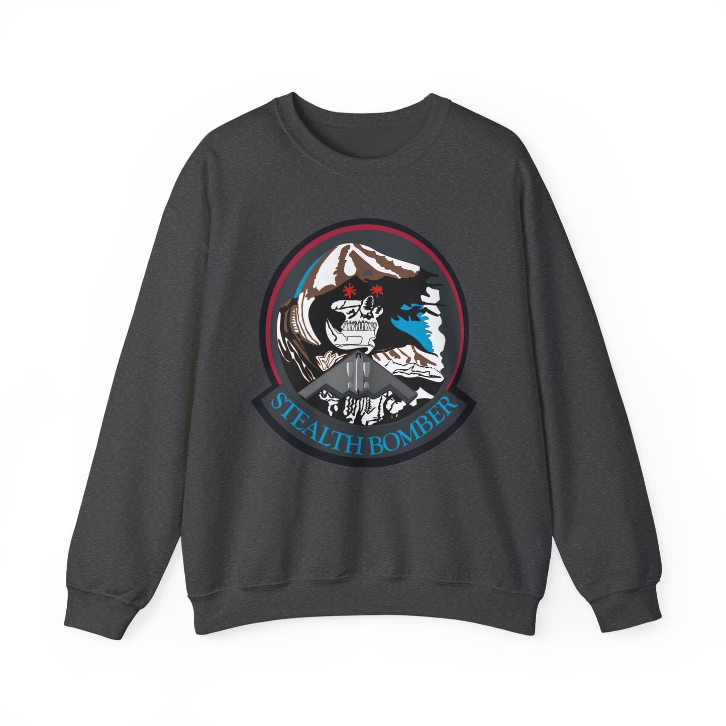Crewneck Sweatshirt - USAF - B2 - Grim Reaper - Stealth Bomber wo txt X 300
