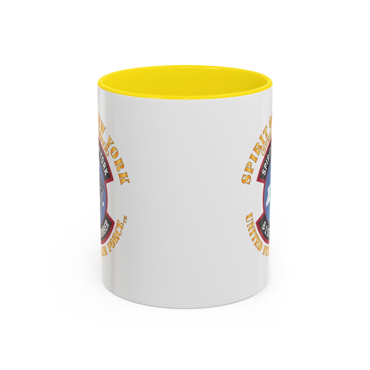 Accent Coffee Mug (11oz & 15oz) - USAF - B2 - Spirit of New York - Stealth Bomber X 300