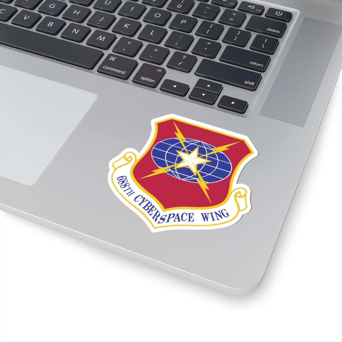 Kiss-Cut Stickers - USAF - 688th Cyberspace Wing wo Txt X 300