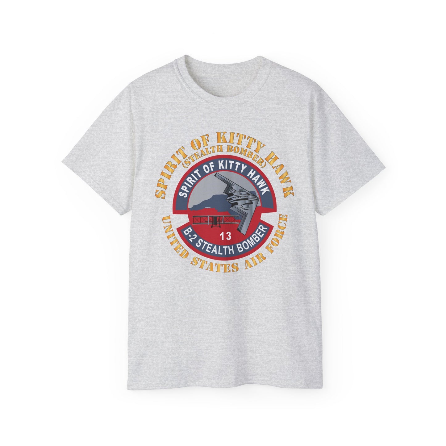 Unisex Ultra Cotton Tee - USAF - B2 - Spirit of Kitty Hawk - Stealth Bomber X 300
