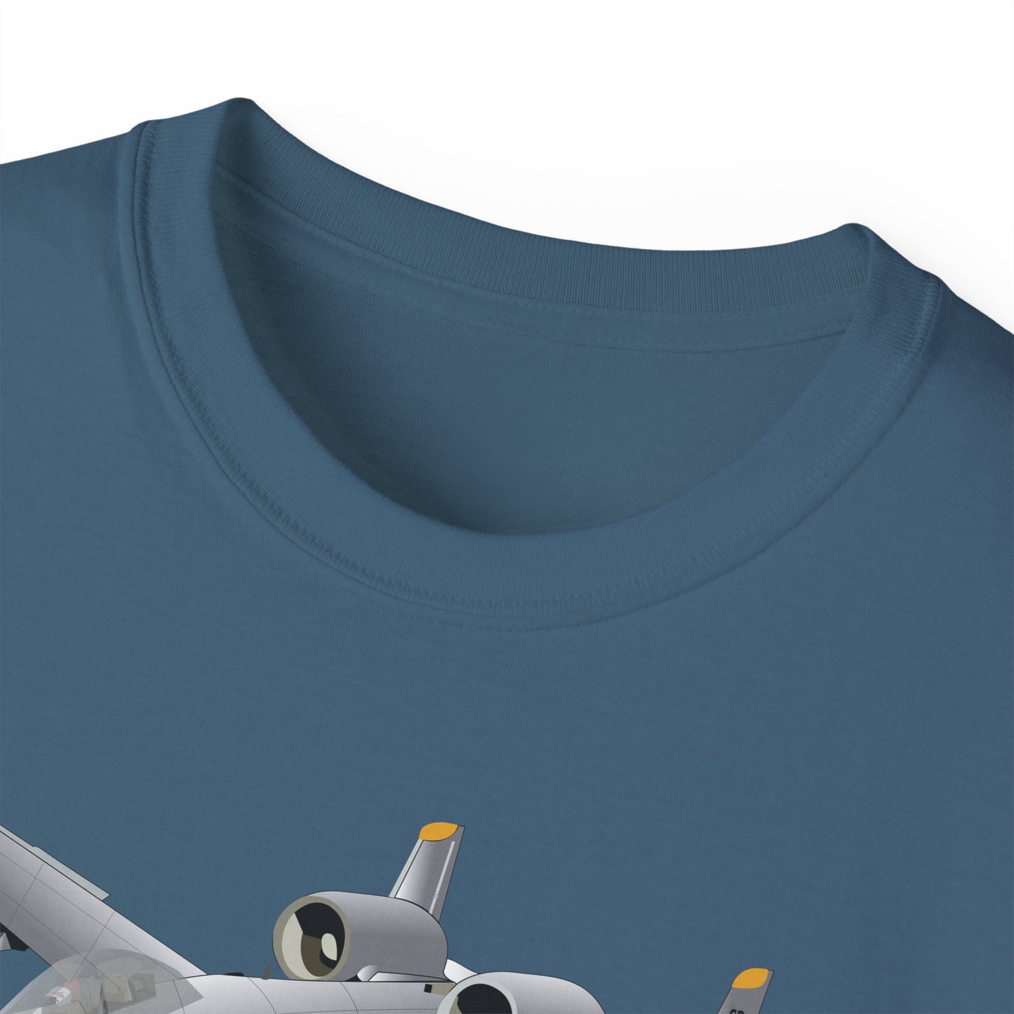 Unisex Ultra Cotton Tee - Aircraft - A10 - Front - Top - Oblique X 300