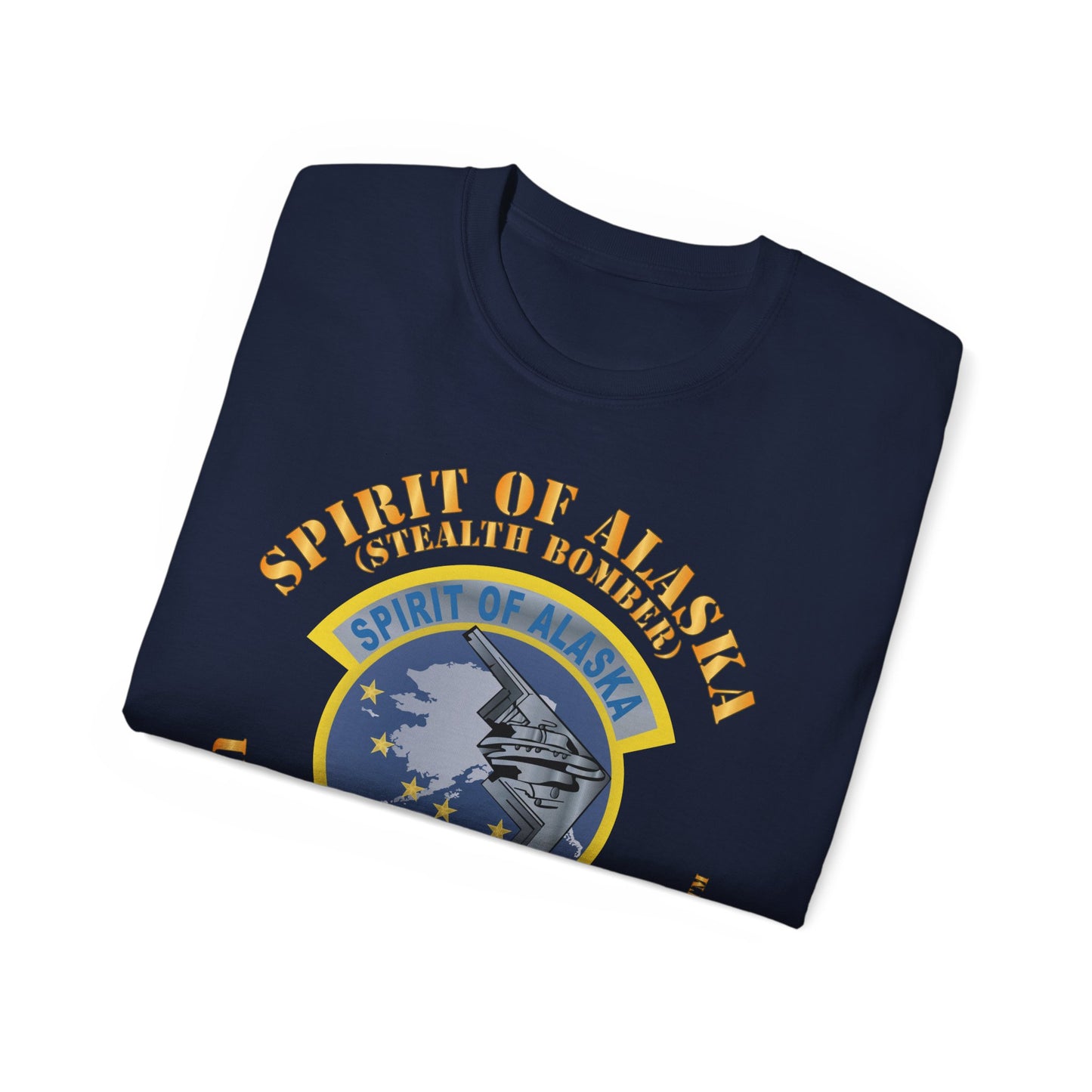 Unisex Ultra Cotton Tee - USAF - B2 - Spirit of Alaska - Stealth Bomber X 300