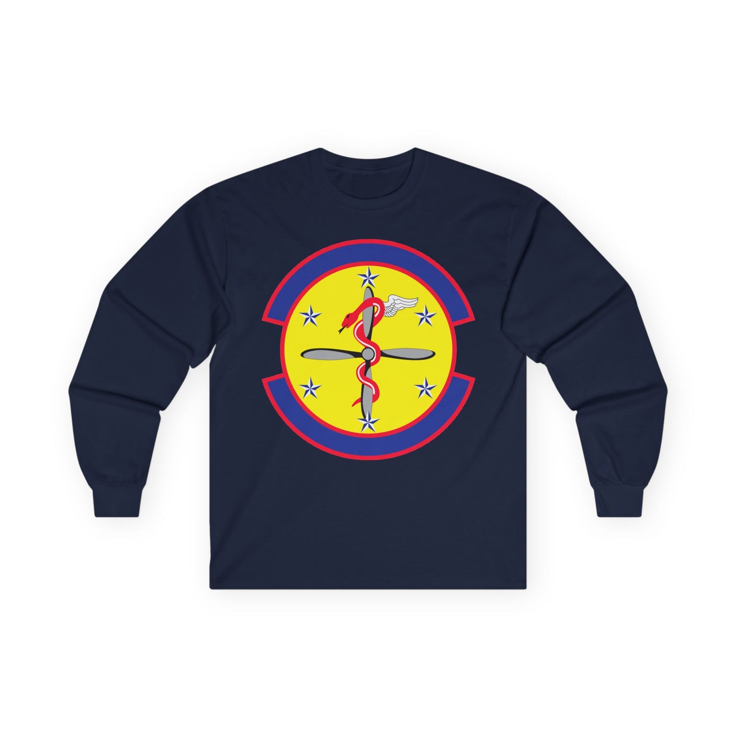 Unisex Ultra Cotton Long Sleeve Tee - USAF - 2nd Operational Medical Readiness Squadron wo txt