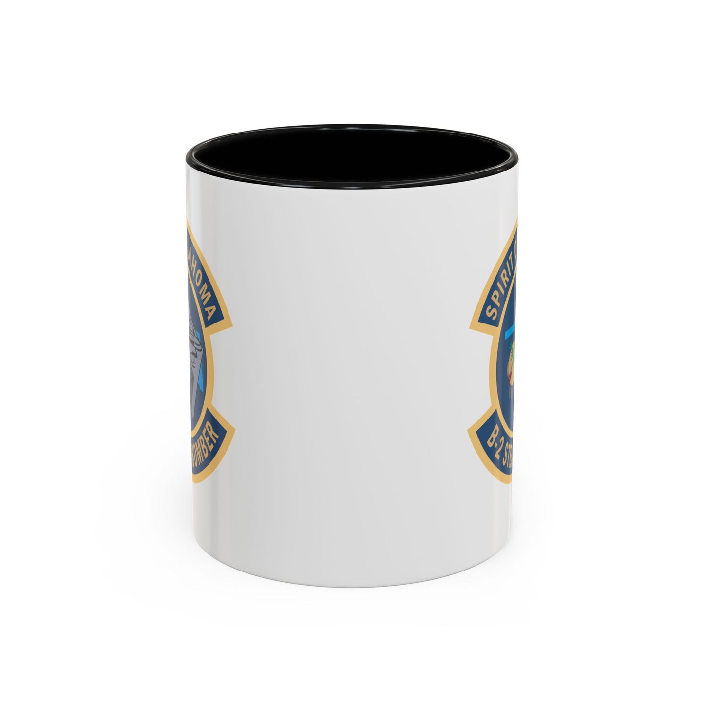 Accent Coffee Mug (11oz & 15oz) - USAF - B2 - Spirit of Oklahoma - Stealth Bomber wo txt X 300