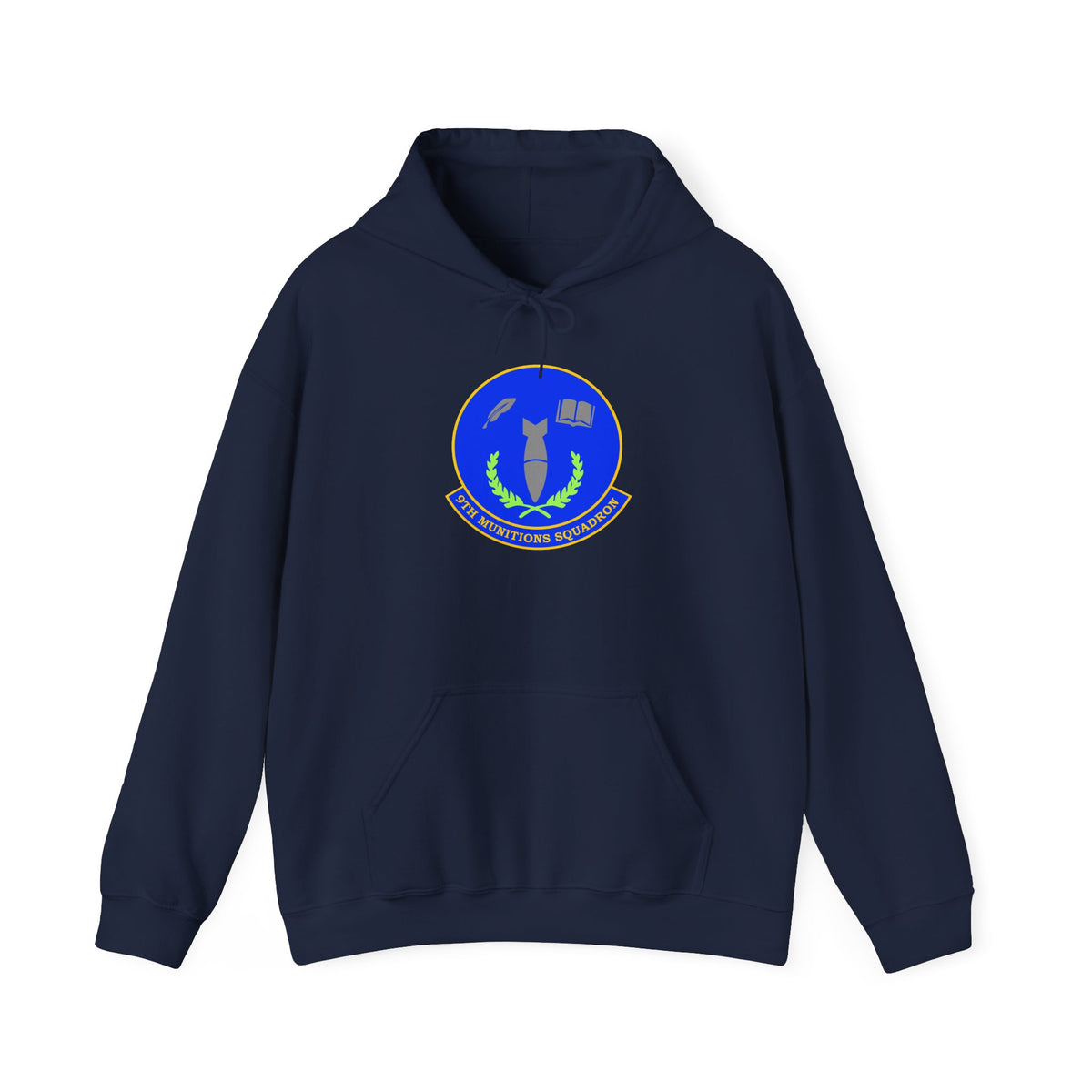 Unisex Heavy Blend Hooded Sweatshirt - USAF - 9th Munitions Squadron wo txt X 300