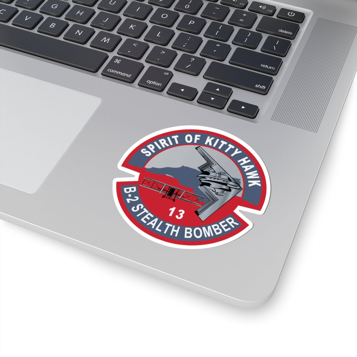Kiss-Cut Stickers - USAF - B2 - Spirit of Kitty Hawk - Stealth Bomber wo txt X 300