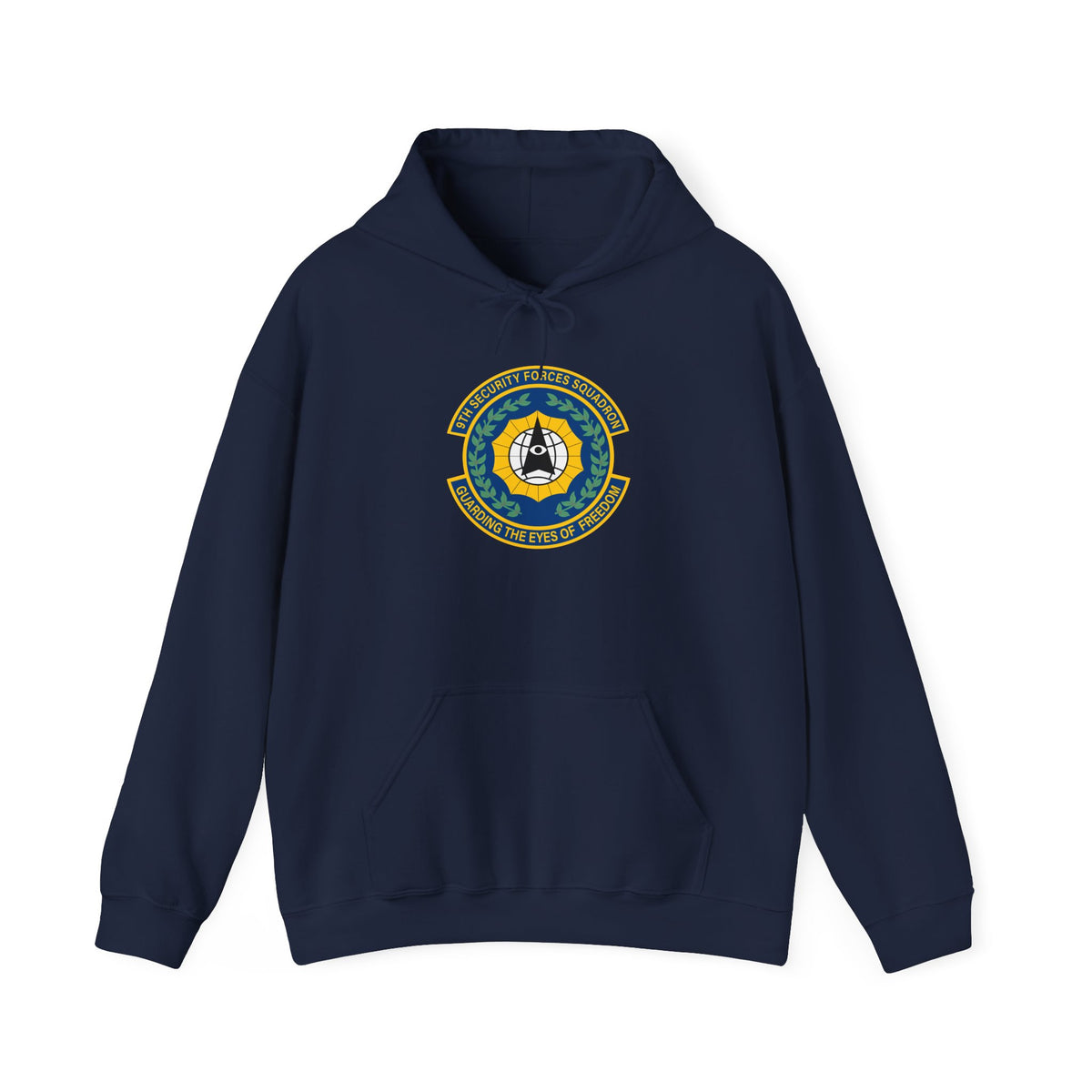 Unisex Heavy Blend Hooded Sweatshirt - USAF - 9th Security Forces Squadron wo txt X 300