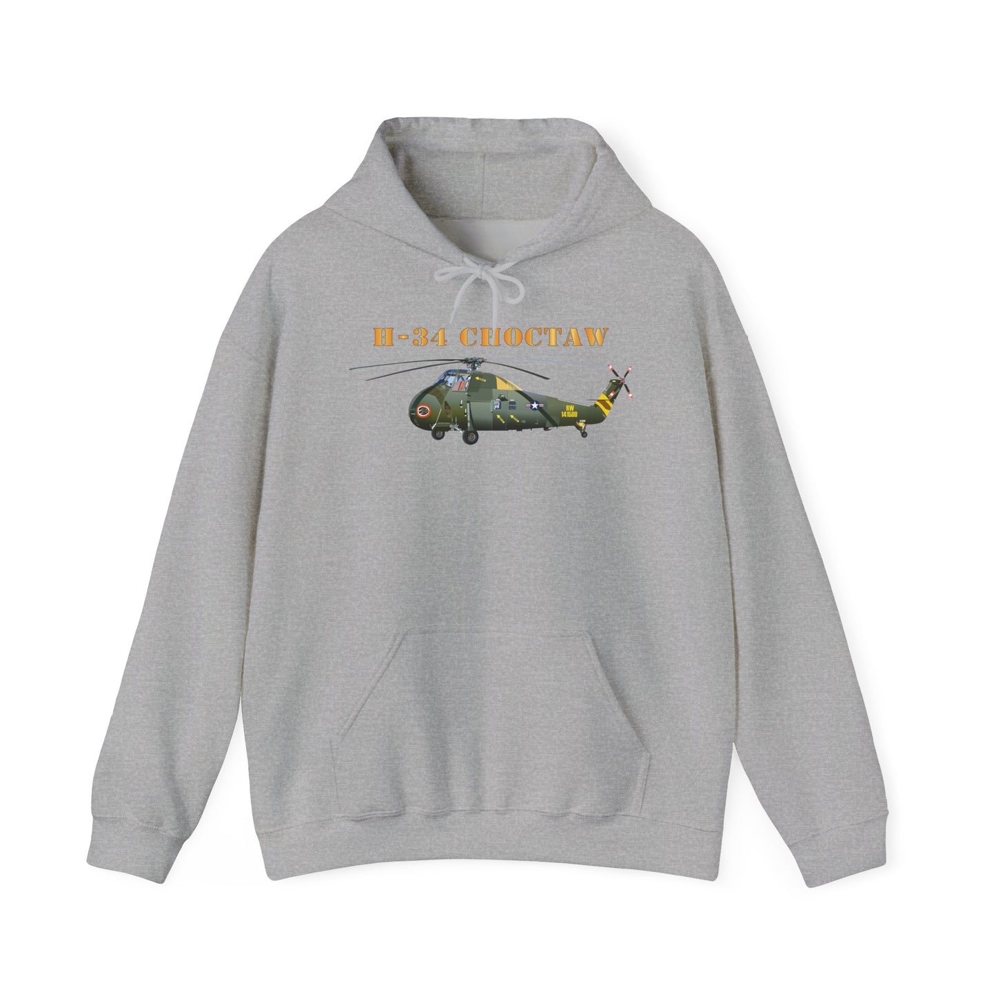 Unisex Heavy Blend Hooded Sweatshirt - H-34 Choctaw with Txt X 300