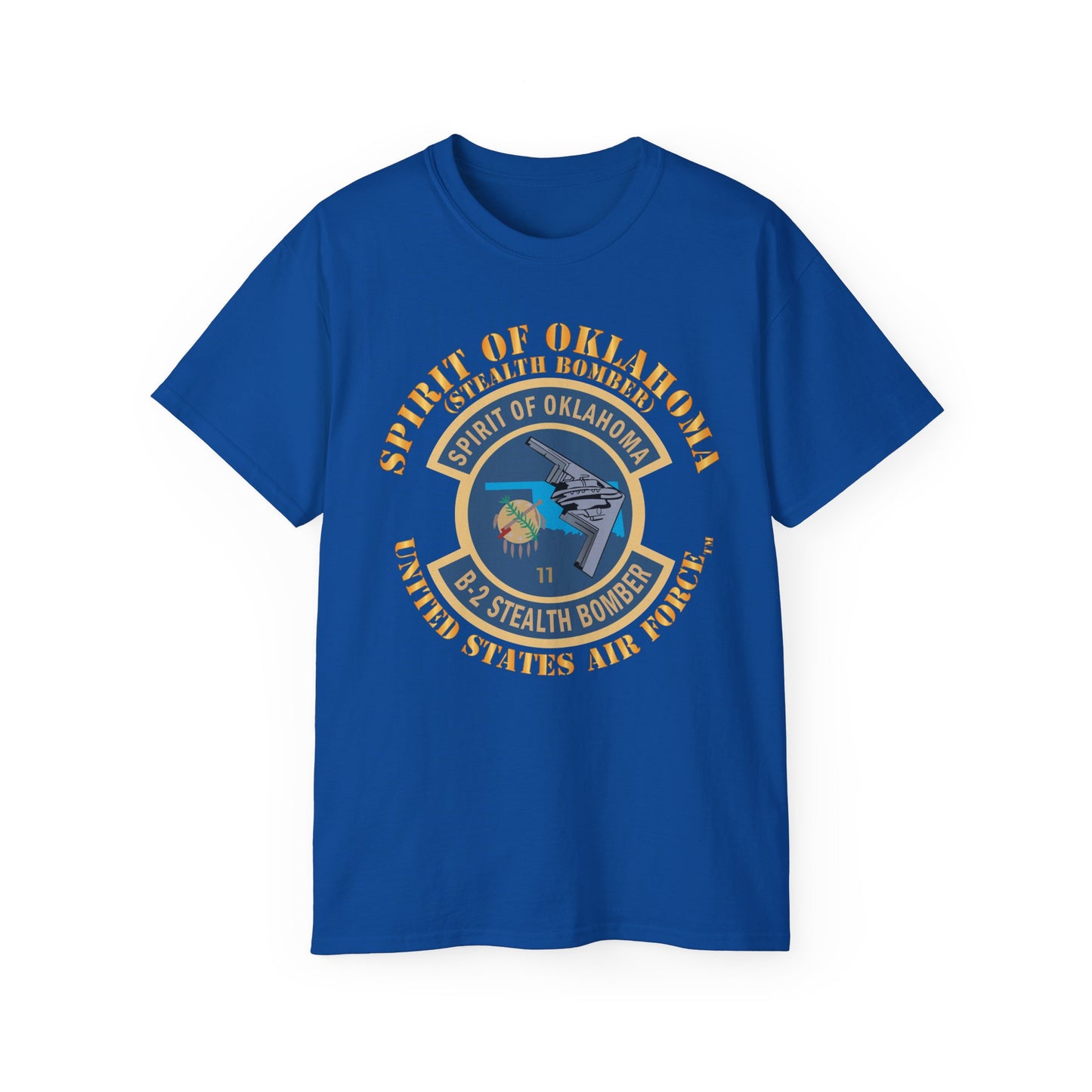 Unisex Ultra Cotton Tee - USAF - B2 - Spirit of Oklahoma - Stealth Bomber X 300