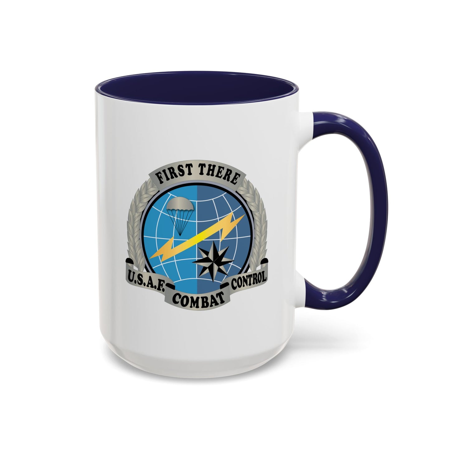 Accent Coffee Mug (11oz & 15oz) - USAF - Combat Controller Badge No Txt  X 300